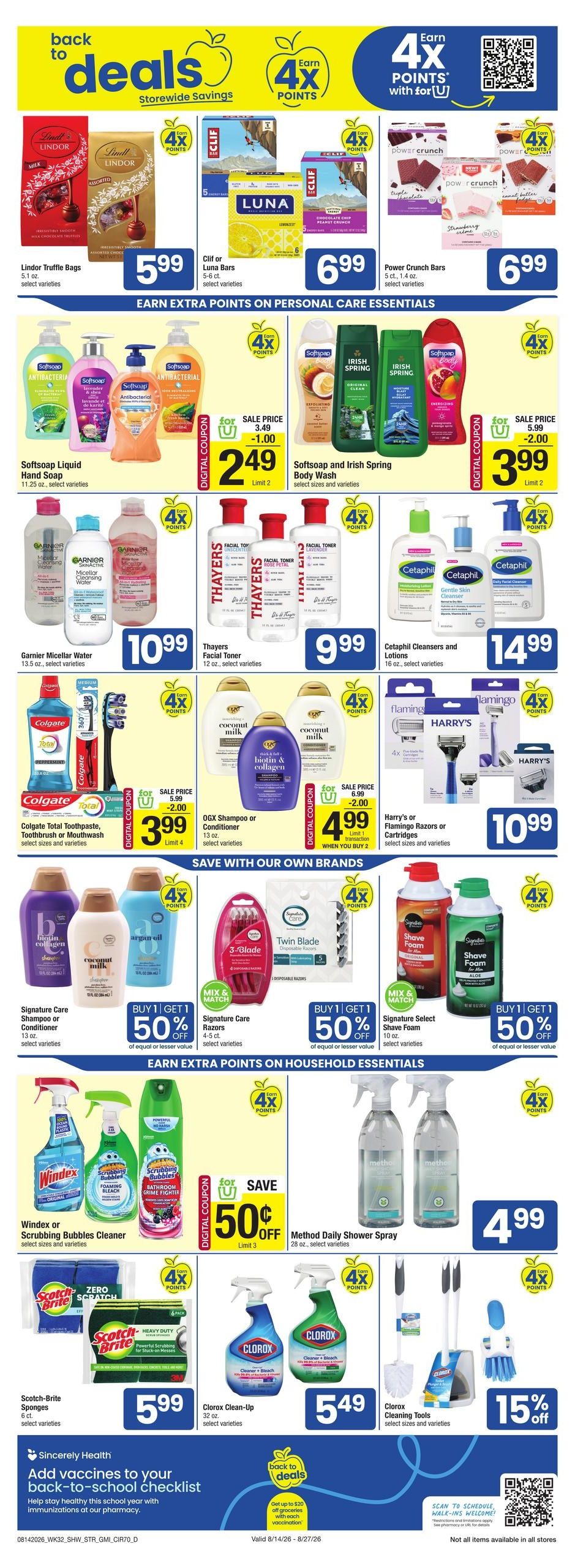 Star Market (Brockton–Milton Village Area, MA) Weekly Ad August 14 - 20, 2026