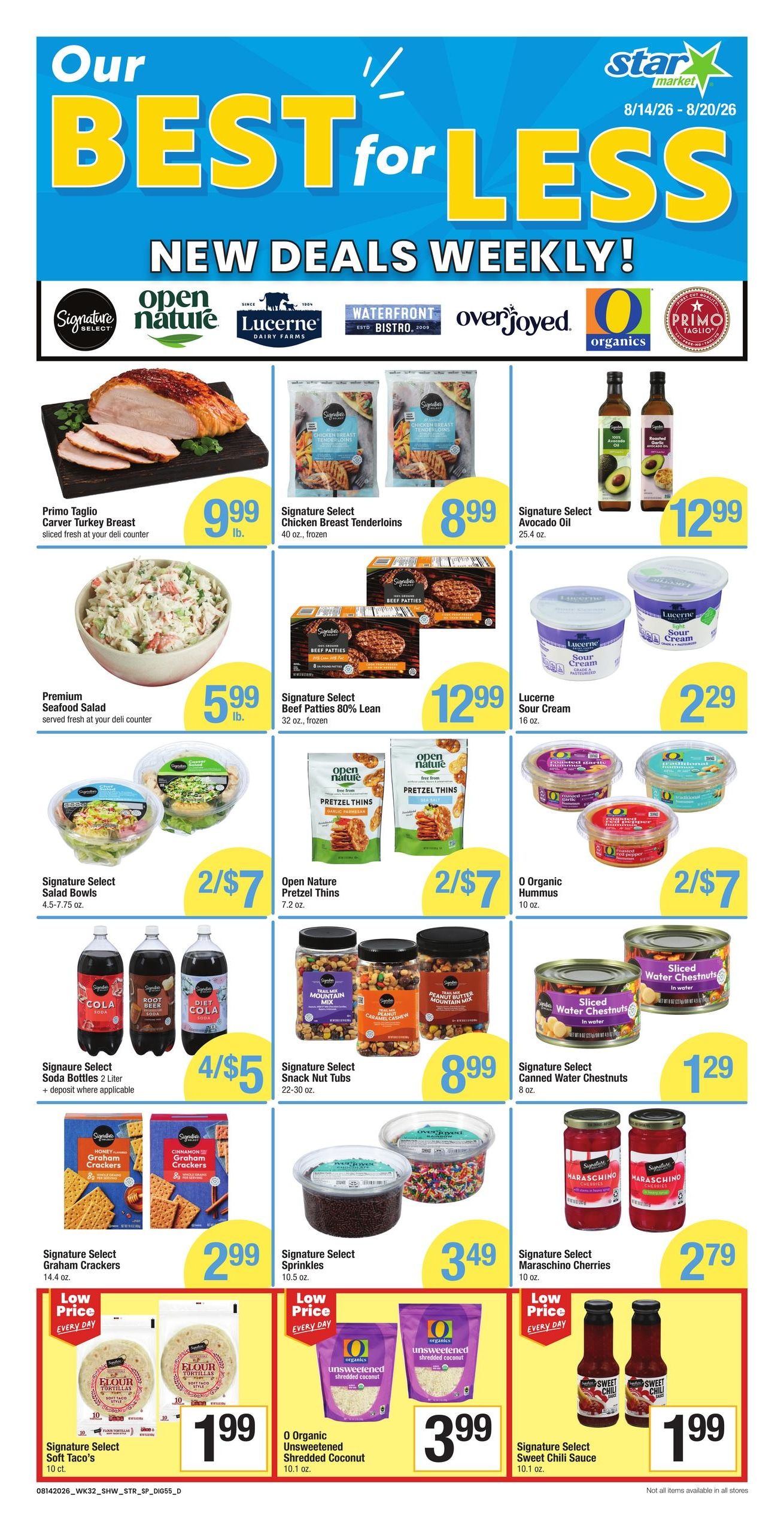 Star Market (Brockton–Milton Village Area, MA) Weekly Ad August 14 - 20, 2026