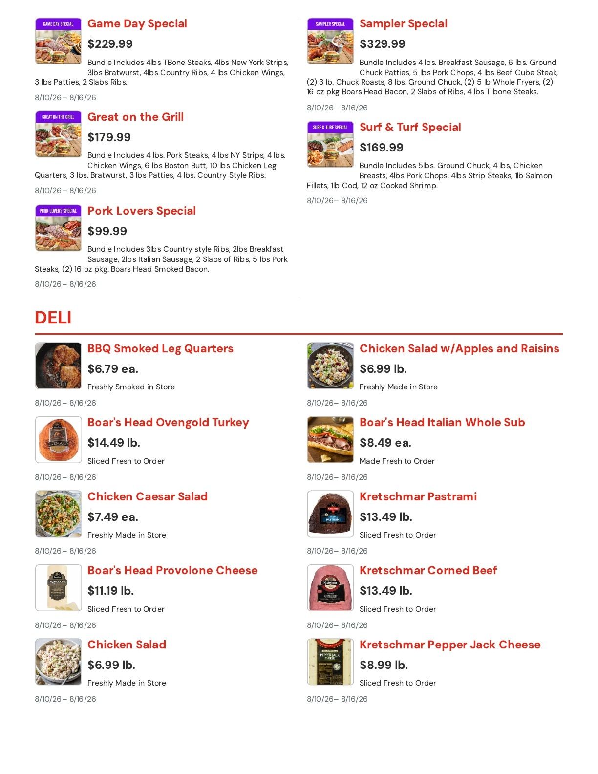 Mt. Plymouth IGA Weekly Ad August 10 - 16, 2026