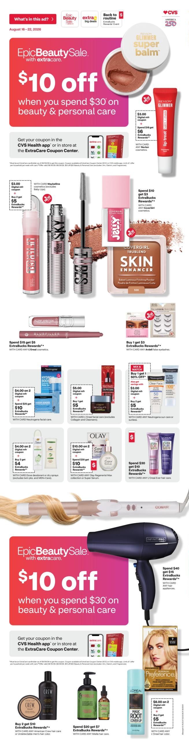 CVS Pharmacy (Hayward–Fremont Area, CA) Weekly Ad August 16 - 23, 2026