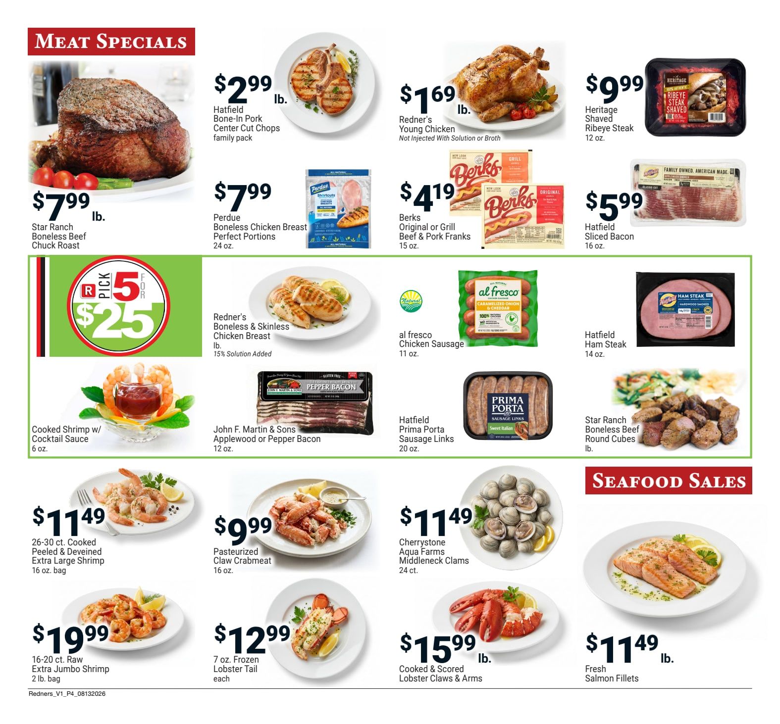 Redner's Markets (Hegins, PA) Weekly Ad August 13 - 19, 2026
