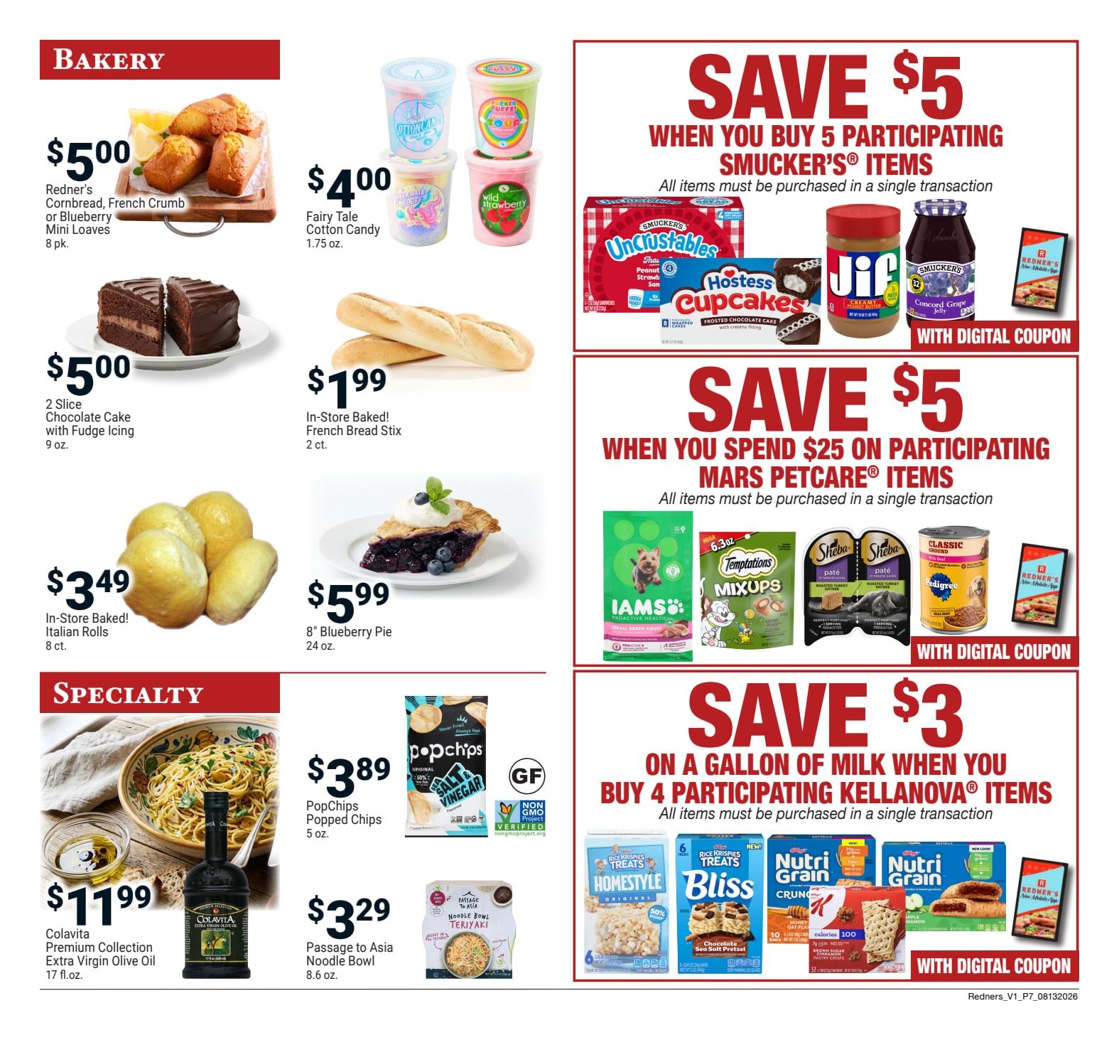 Redner's Markets (Hegins, PA) Weekly Ad August 13 - 19, 2026