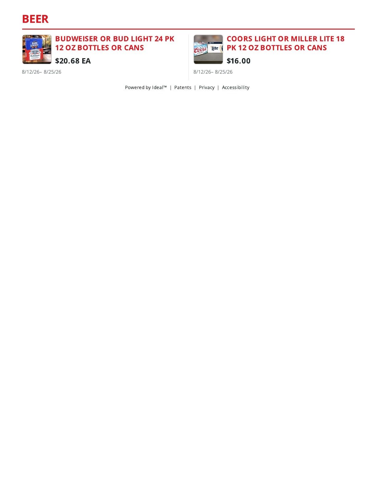 Shoppers Value Foods Greenville (150 West Reed Road, Greenville, MS) Weekly Ad August 12 - 25, 2026