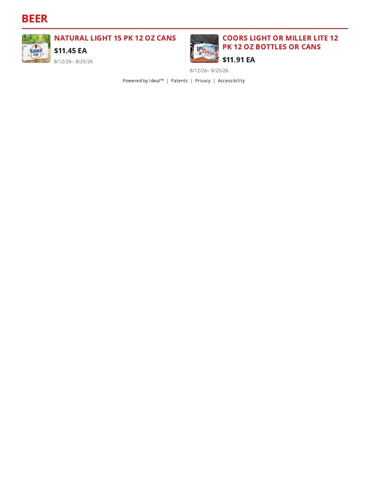 Shoppers Value Foods Greenville (6363 Hearne Ave, Shreveport, LA) Weekly Ad August 12 - 25, 2026