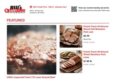 Cash Saver Tupelo (200 E. Johnson Ave., Jonesboro, AR) Weekly Ad August 12 - 18, 2026