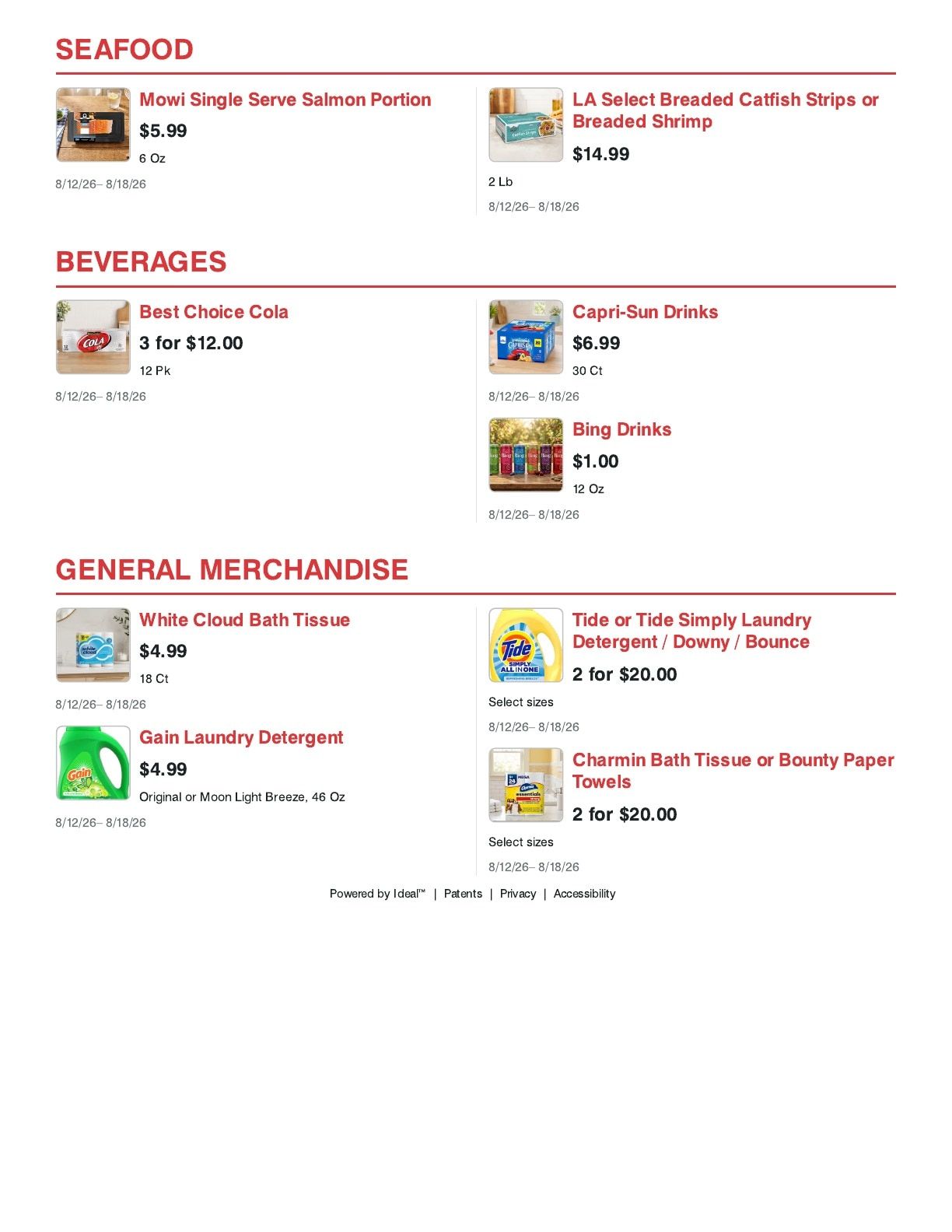 Cash Saver Tupelo (Tupelo, MS) Weekly Ad August 12 - 18, 2026