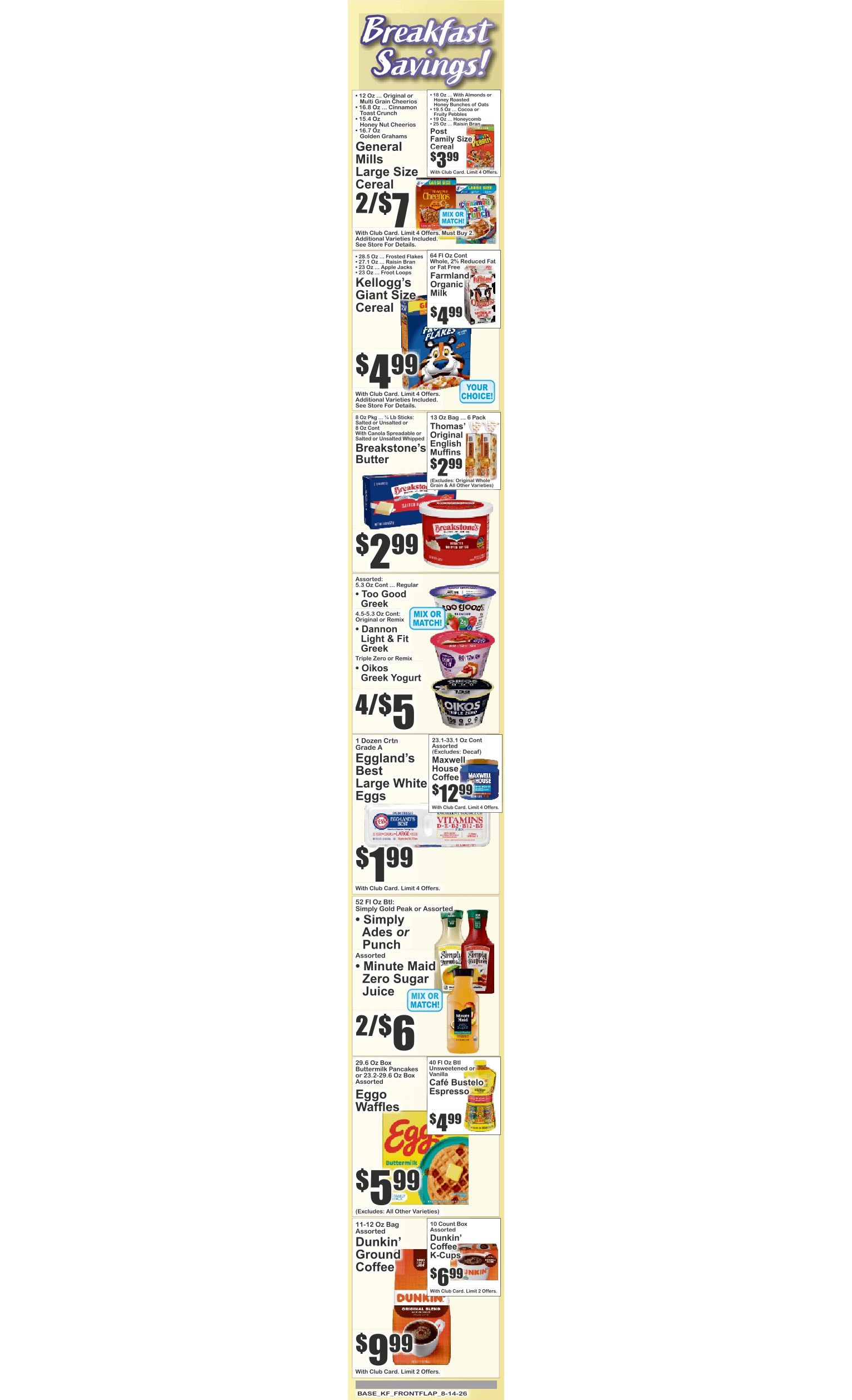 The Food Emporium (460 County Road 520, Marlboro, NJ) Food Emporium 08/14 - 08/20 Preview Weekly Ad August 14 - 20, 2026