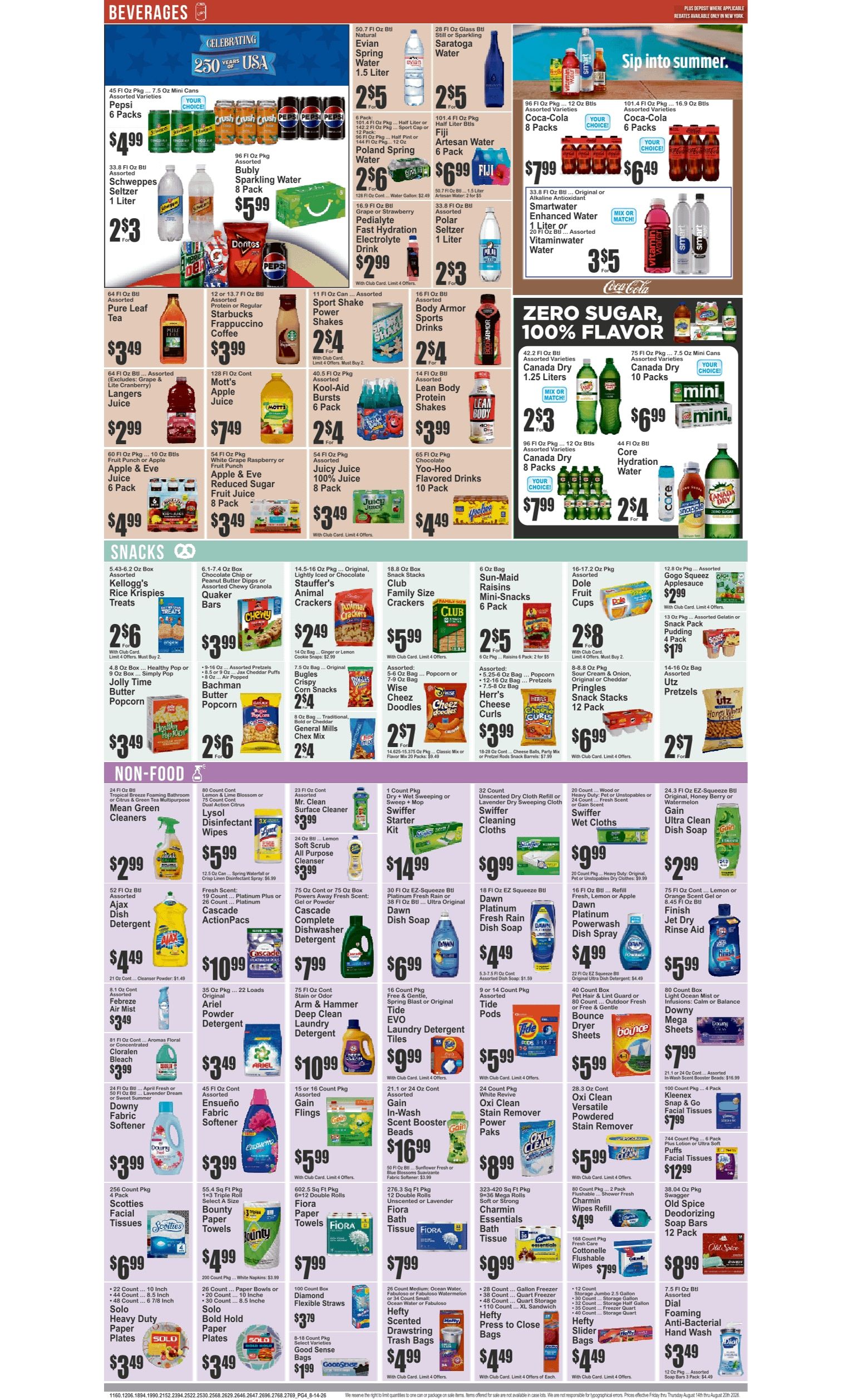 The Food Emporium (460 County Road 520, Marlboro, NJ) Food Emporium 08/14 - 08/20 Preview Weekly Ad August 14 - 20, 2026