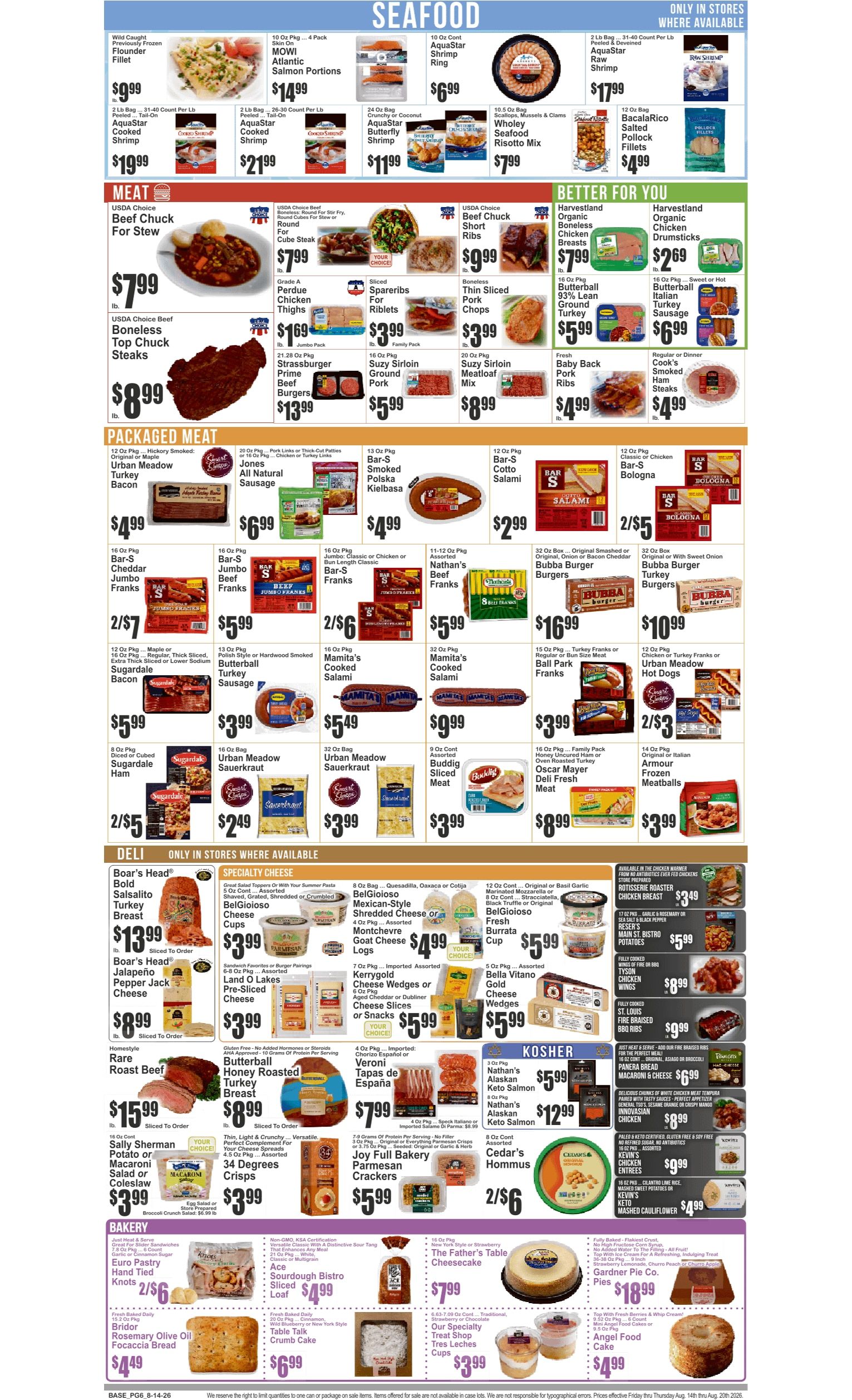 The Food Emporium (460 County Road 520, Marlboro, NJ) Food Emporium 08/14 - 08/20 Preview Weekly Ad August 14 - 20, 2026