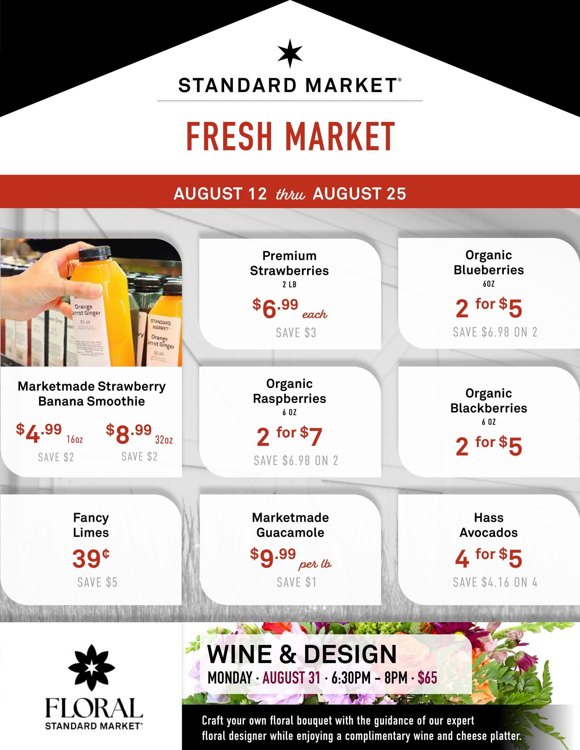 Standard Market (Aurora–Naperville Area, IL–IN) Weekly Ad August 12 - 25, 2026