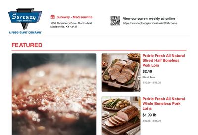 Food Giant Kentucky (Madisonville, KY) Weekly Ad August 12 - 18, 2026