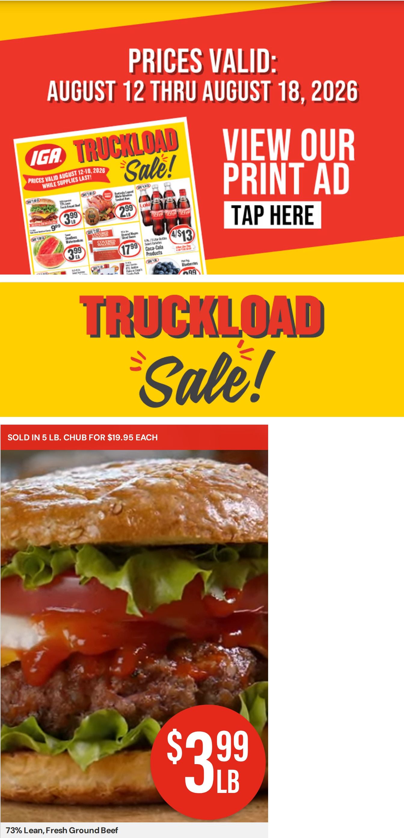 My IGA Weekly Ad August 12 - 18, 2026