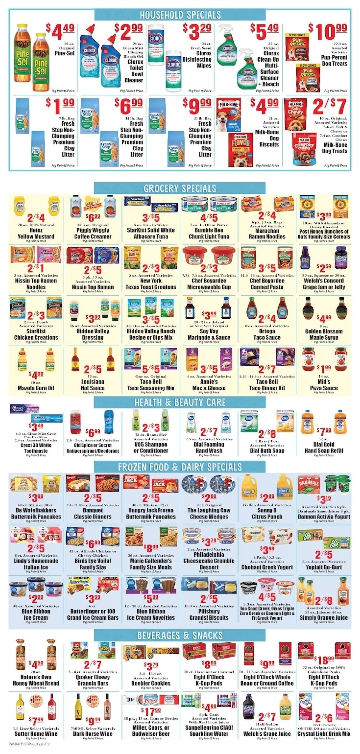 Piggly Wiggly (Charleston Area, SC) Weekly Ad August 12 - 18, 2026