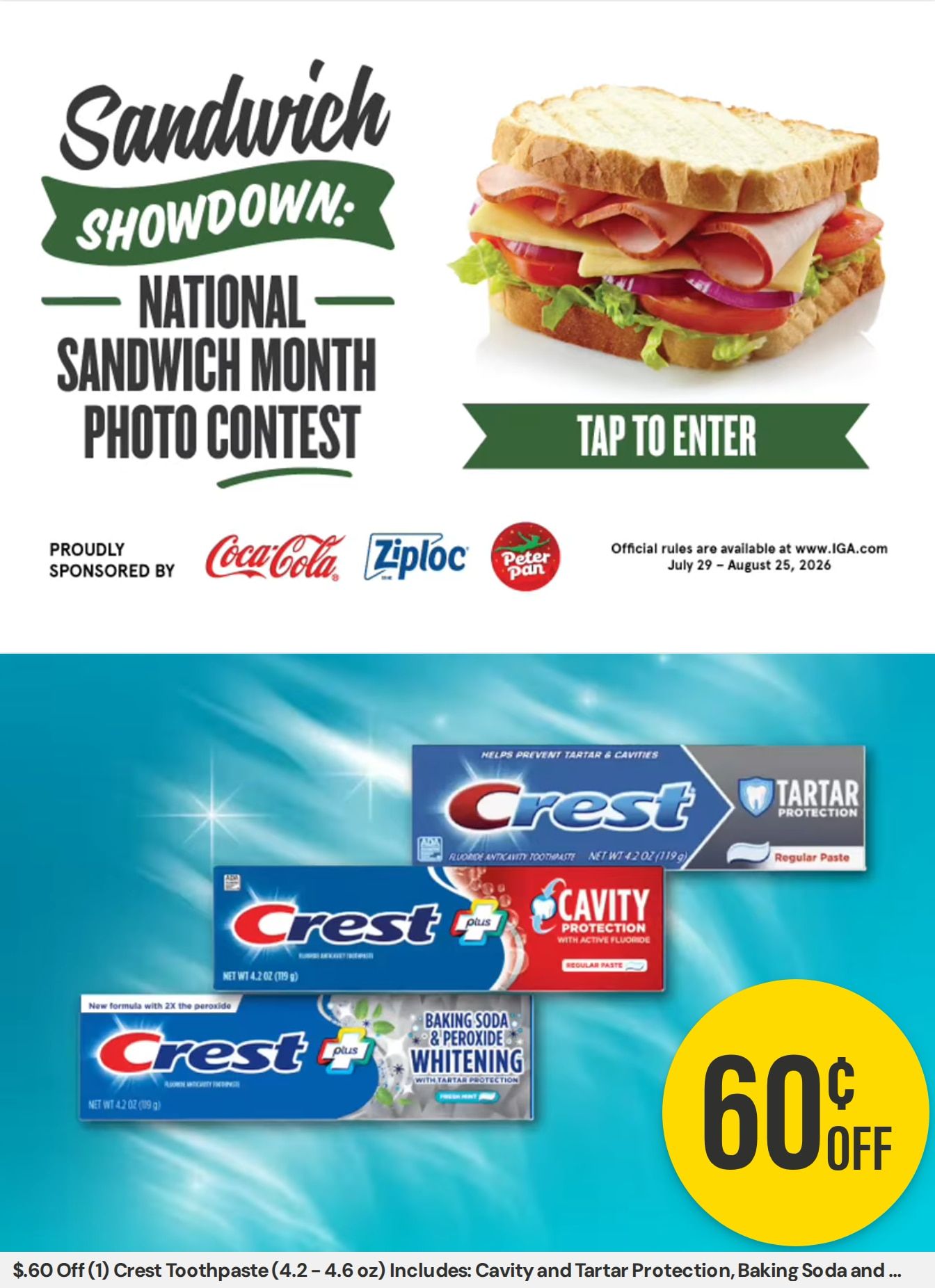 West Milton IGA Weekly Ad August 12 - 25, 2026