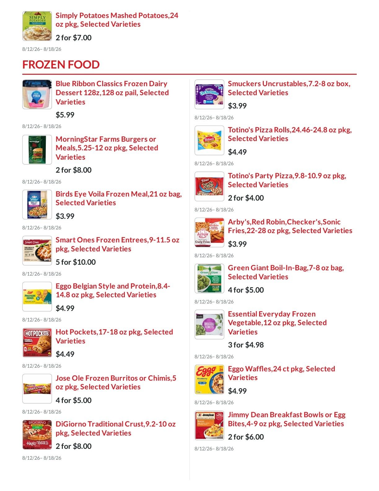 Five Star Marketplace Weekly Ad August 12 - 18, 2026