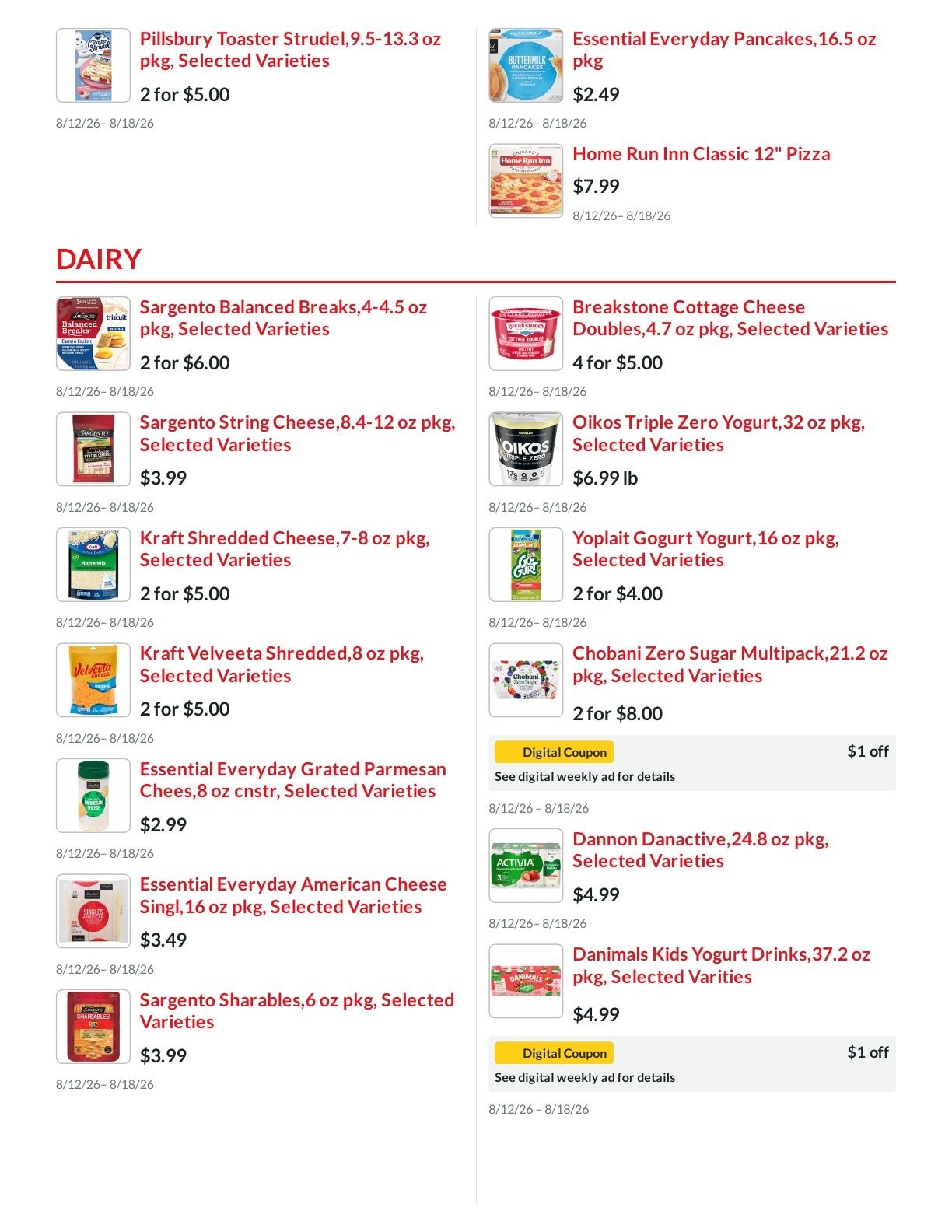 Five Star Marketplace Weekly Ad August 12 - 18, 2026