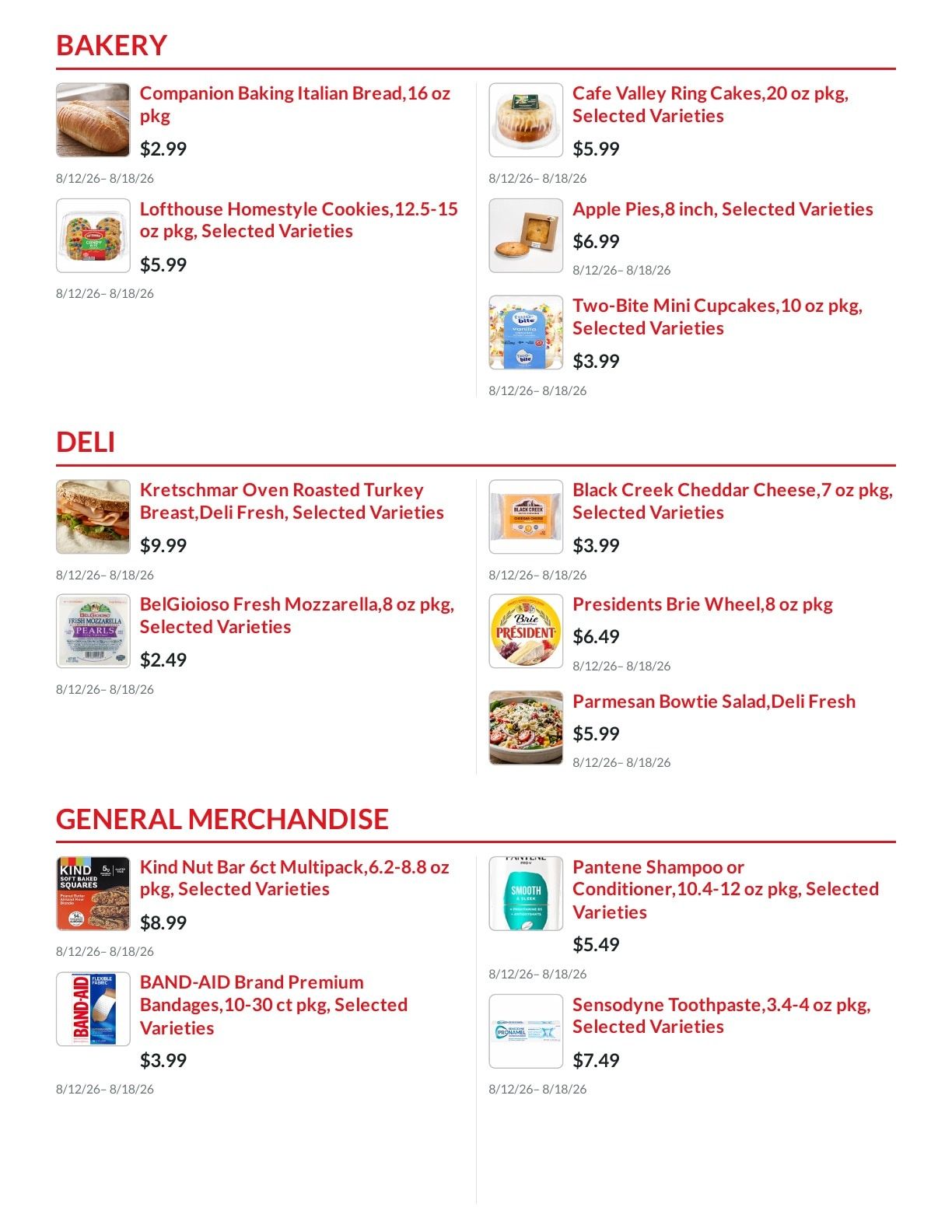 Five Star Marketplace Weekly Ad August 12 - 18, 2026