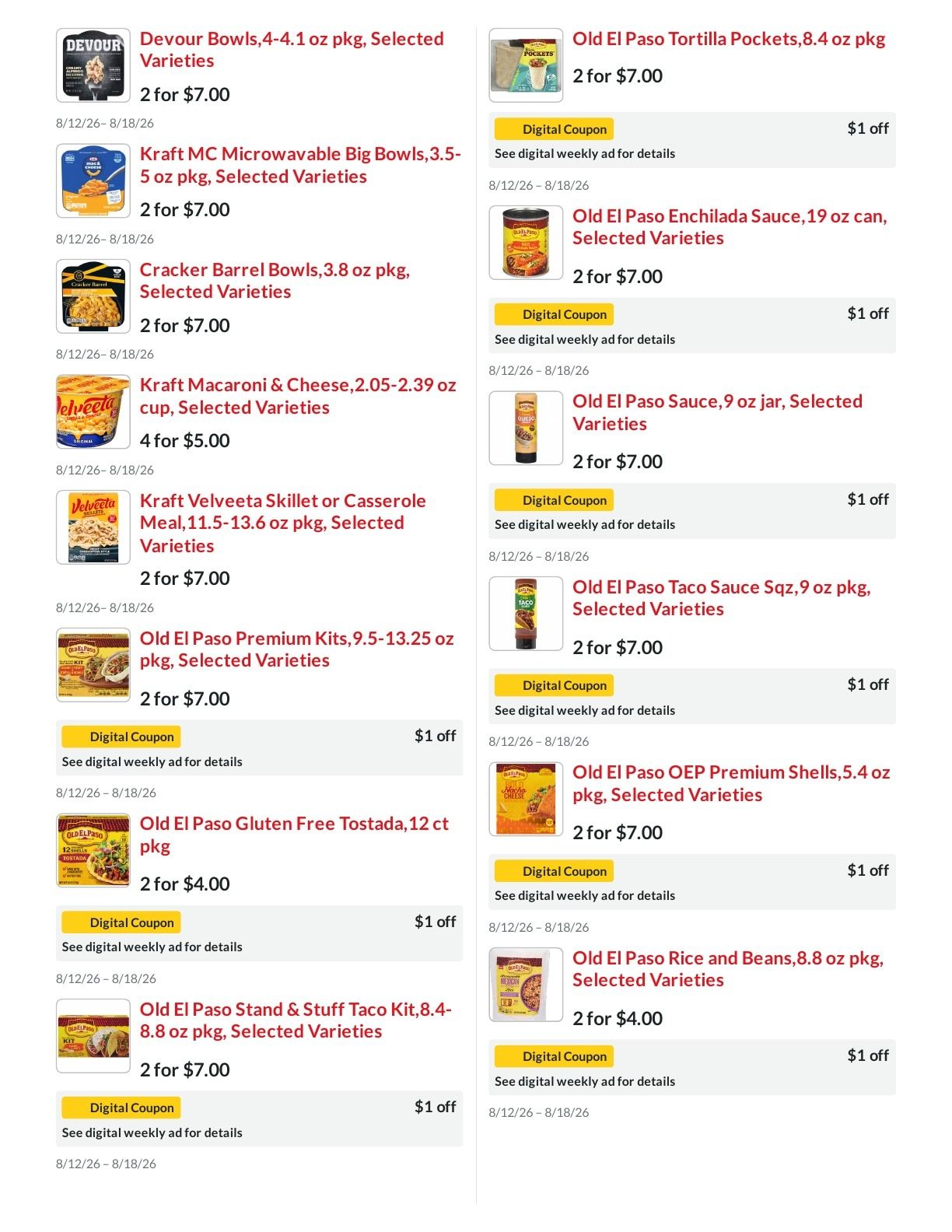 Five Star Marketplace Weekly Ad August 12 - 18, 2026