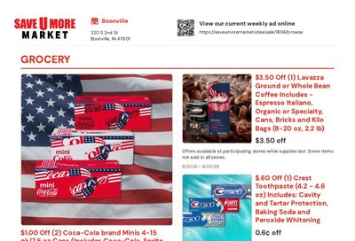 Save U More Market Weekly Ad August 12 - 25, 2026