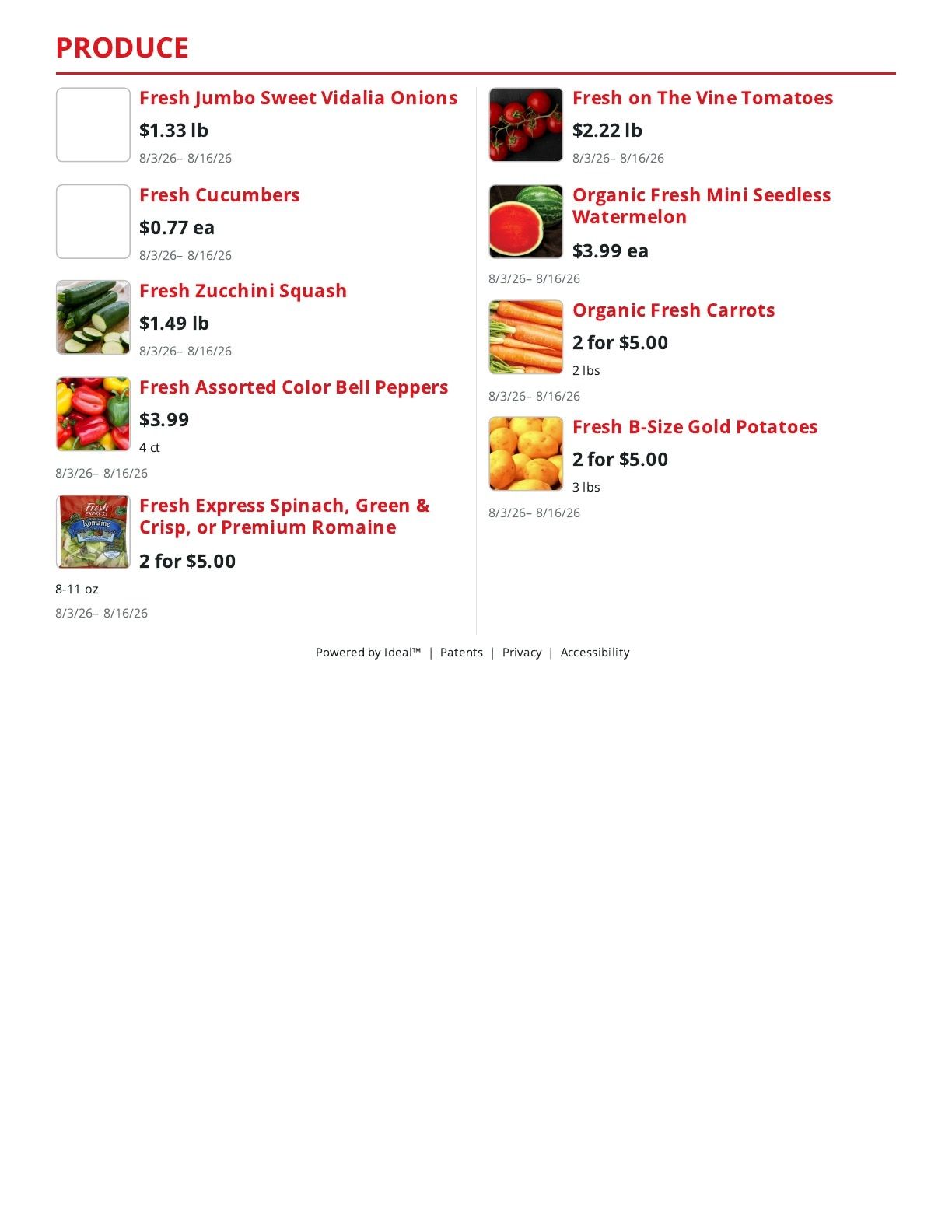 Louie's Fresh Market Weekly Ad August 3 - 16, 2026