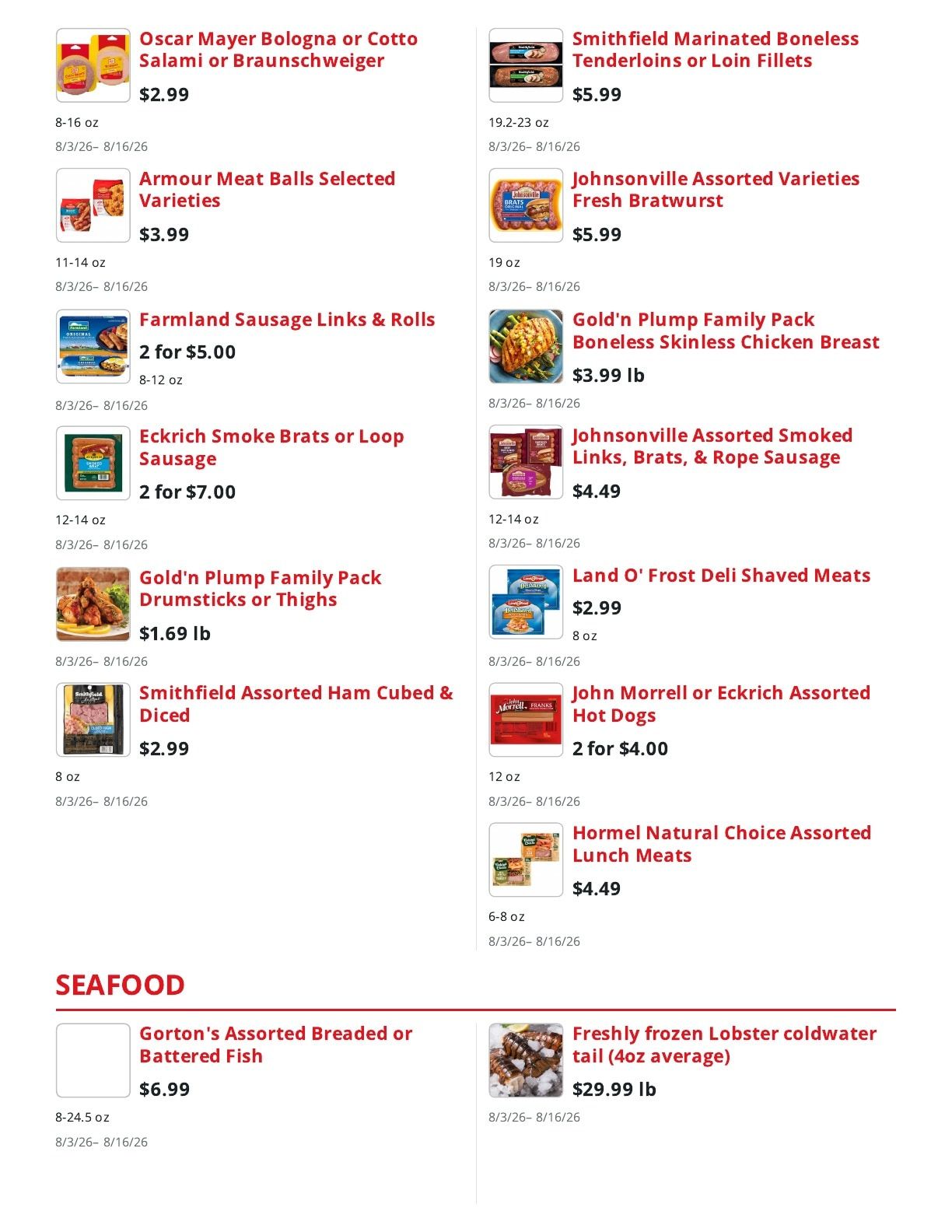Louie's Fresh Market Weekly Ad August 3 - 16, 2026