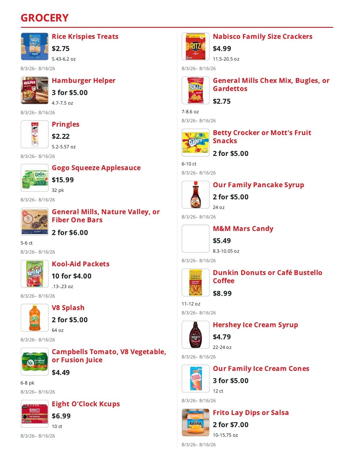 Louie's Fresh Market Weekly Ad August 3 - 16, 2026