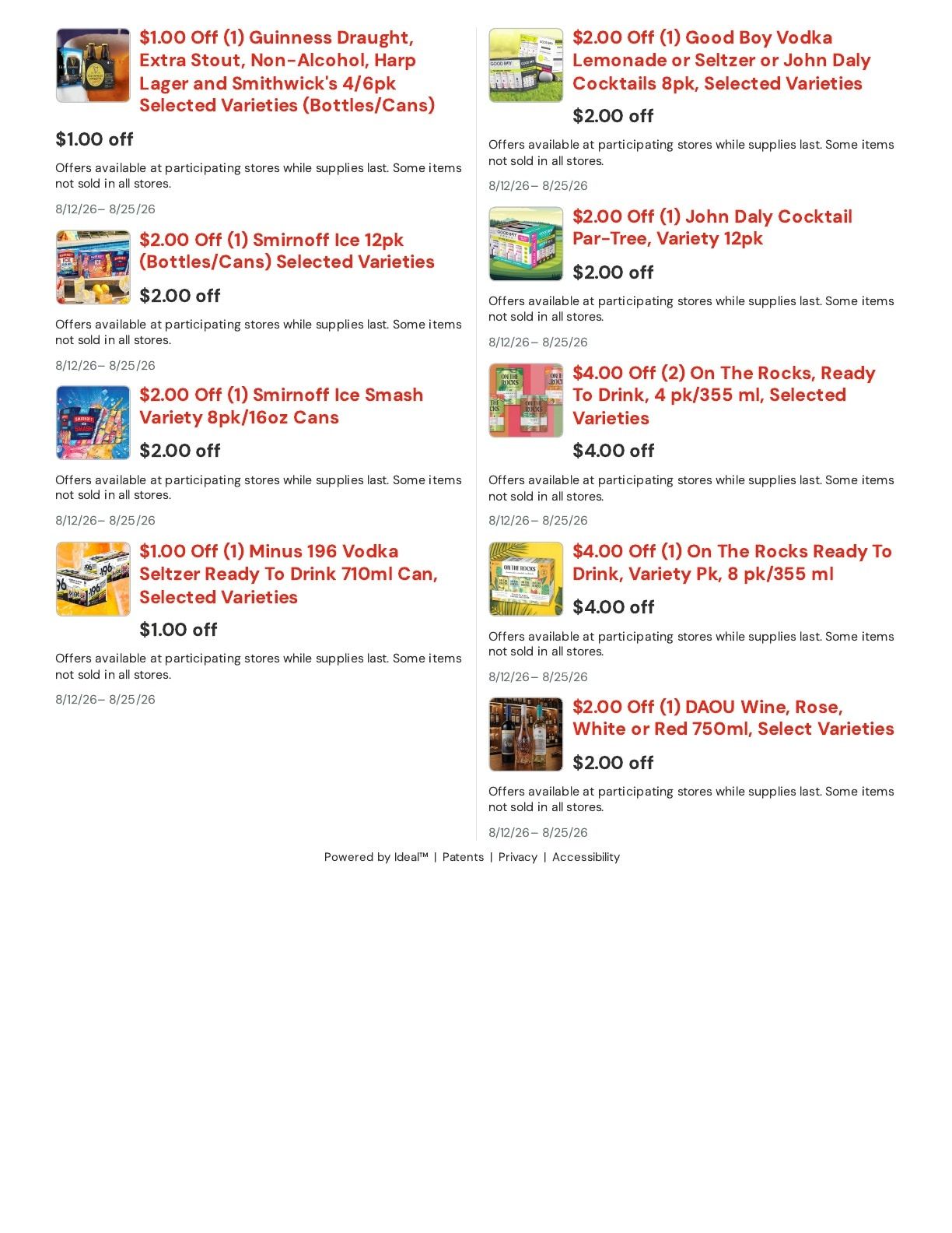Beaver Dam Food Pride Weekly Ad August 12 - 25, 2026