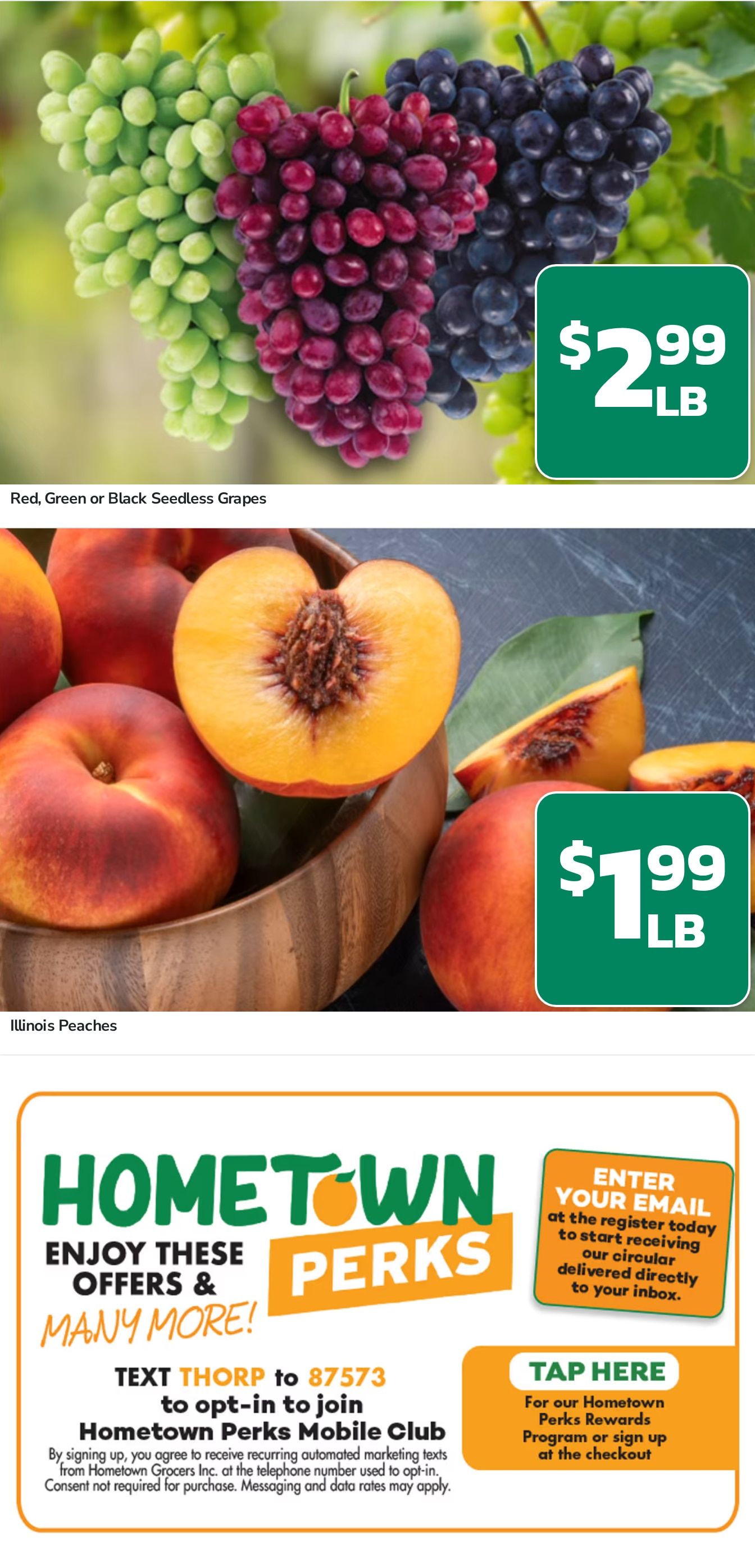 Thorp Supervalu Weekly Ad August 12 - 25, 2026