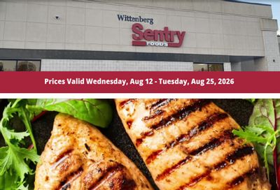 Wittenberg Sentry Foods Weekly Ad August 12 - 25, 2026