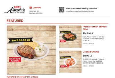 Albrecht's Delafield Market Weekly Ad August 13 - 19, 2026