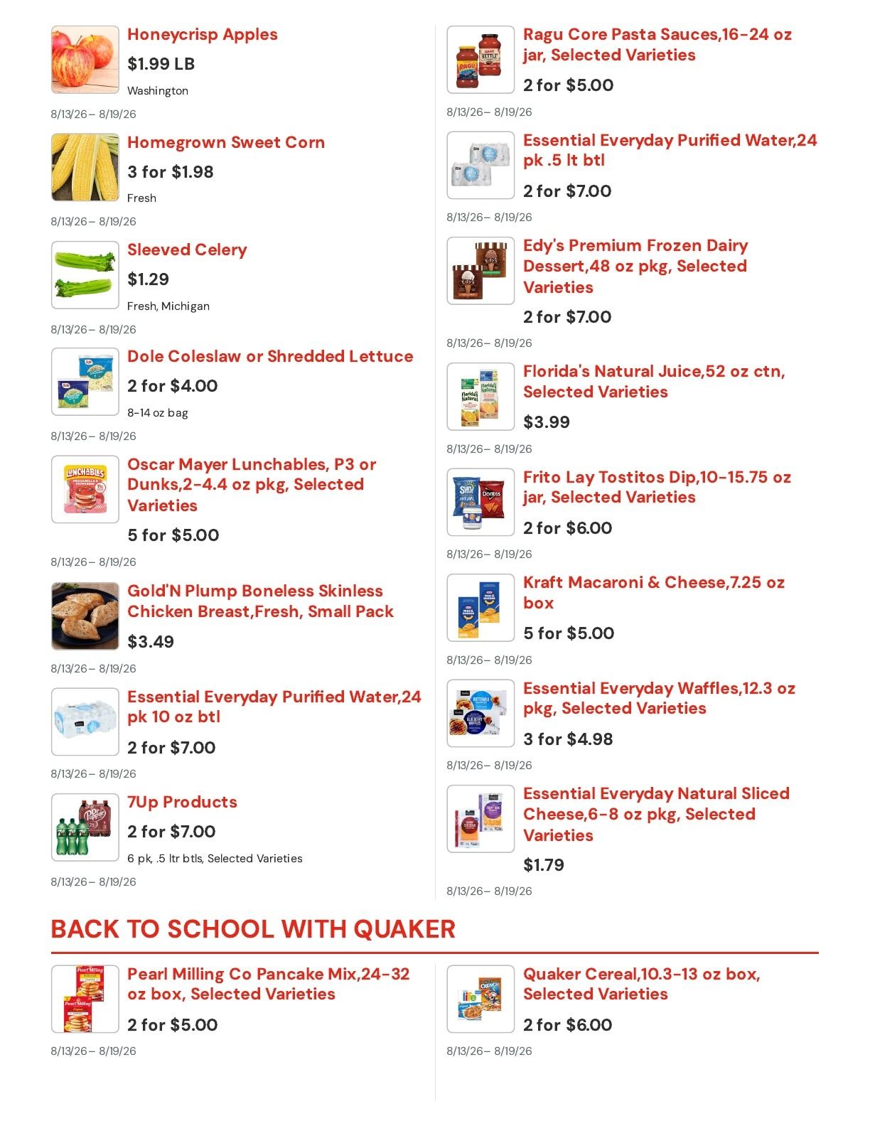 Albrecht's Delafield Market Weekly Ad August 13 - 19, 2026