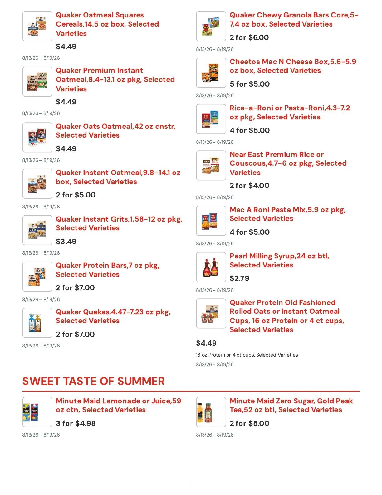Albrecht's Delafield Market Weekly Ad August 13 - 19, 2026