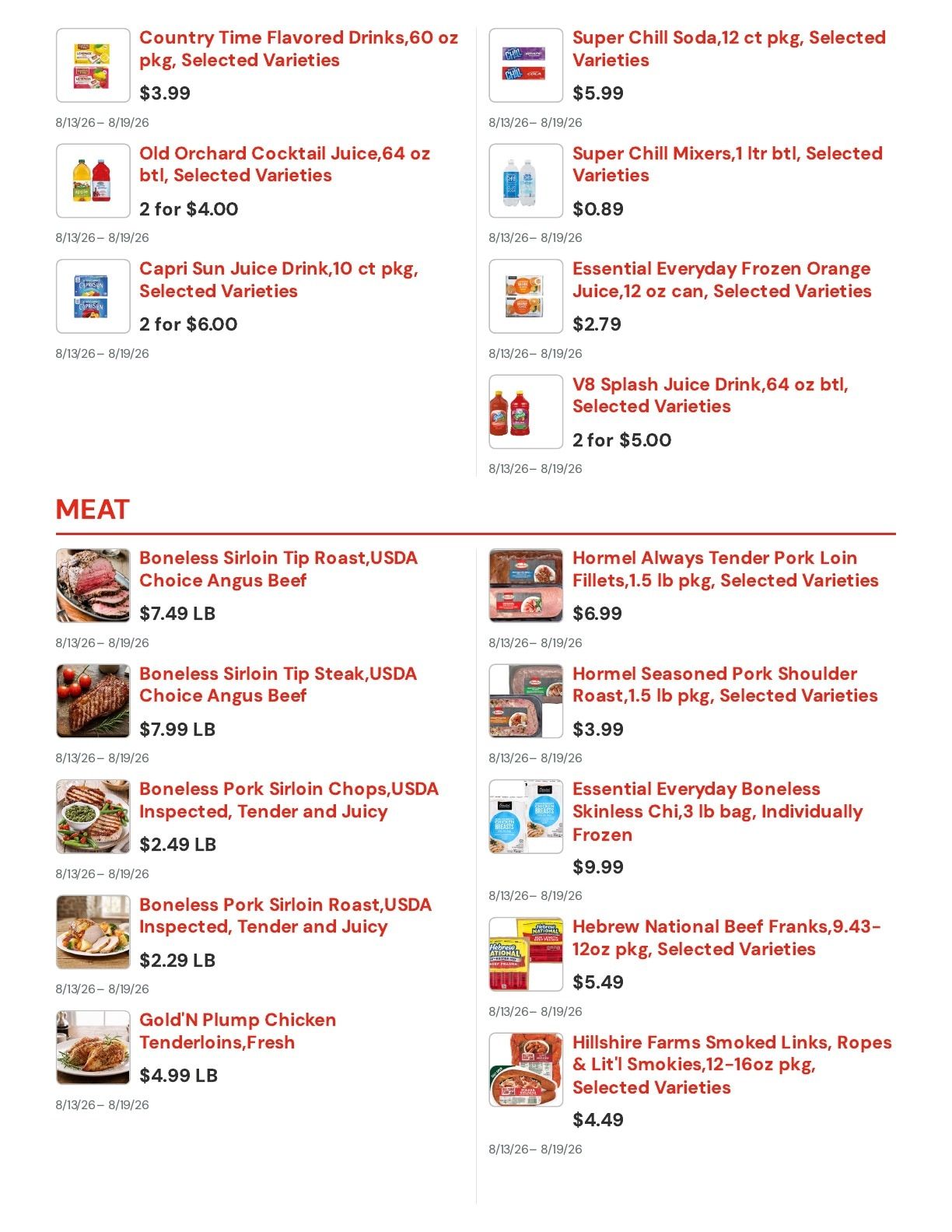 Albrecht's Delafield Market Weekly Ad August 13 - 19, 2026