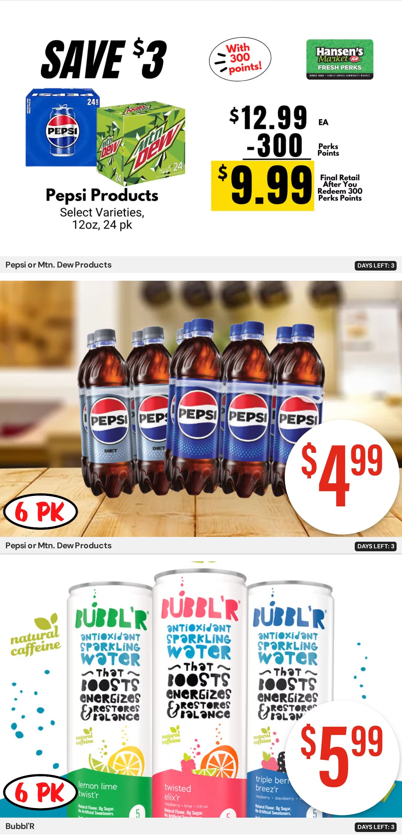 Hansen's IGA Wisconsin (Bangor, WI) Weekly Ad August 10 - 16, 2026