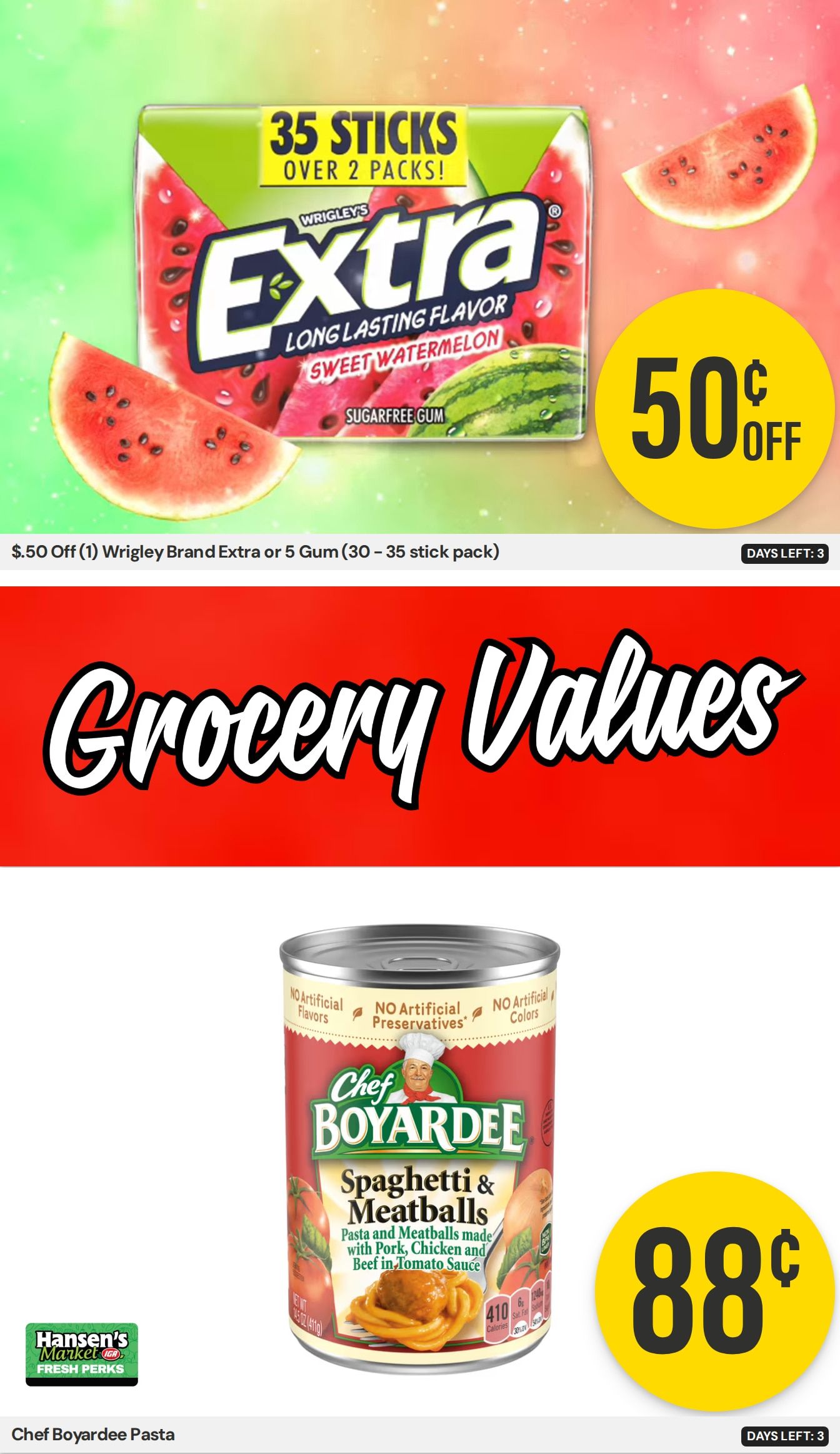Hansen's IGA Wisconsin (East Troy, WI) Weekly Ad August 10 - 16, 2026