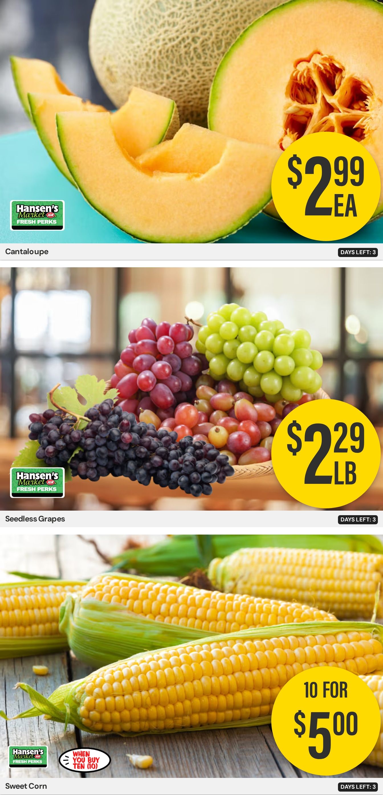 Hansen's IGA Wisconsin (East Troy, WI) Weekly Ad August 10 - 16, 2026