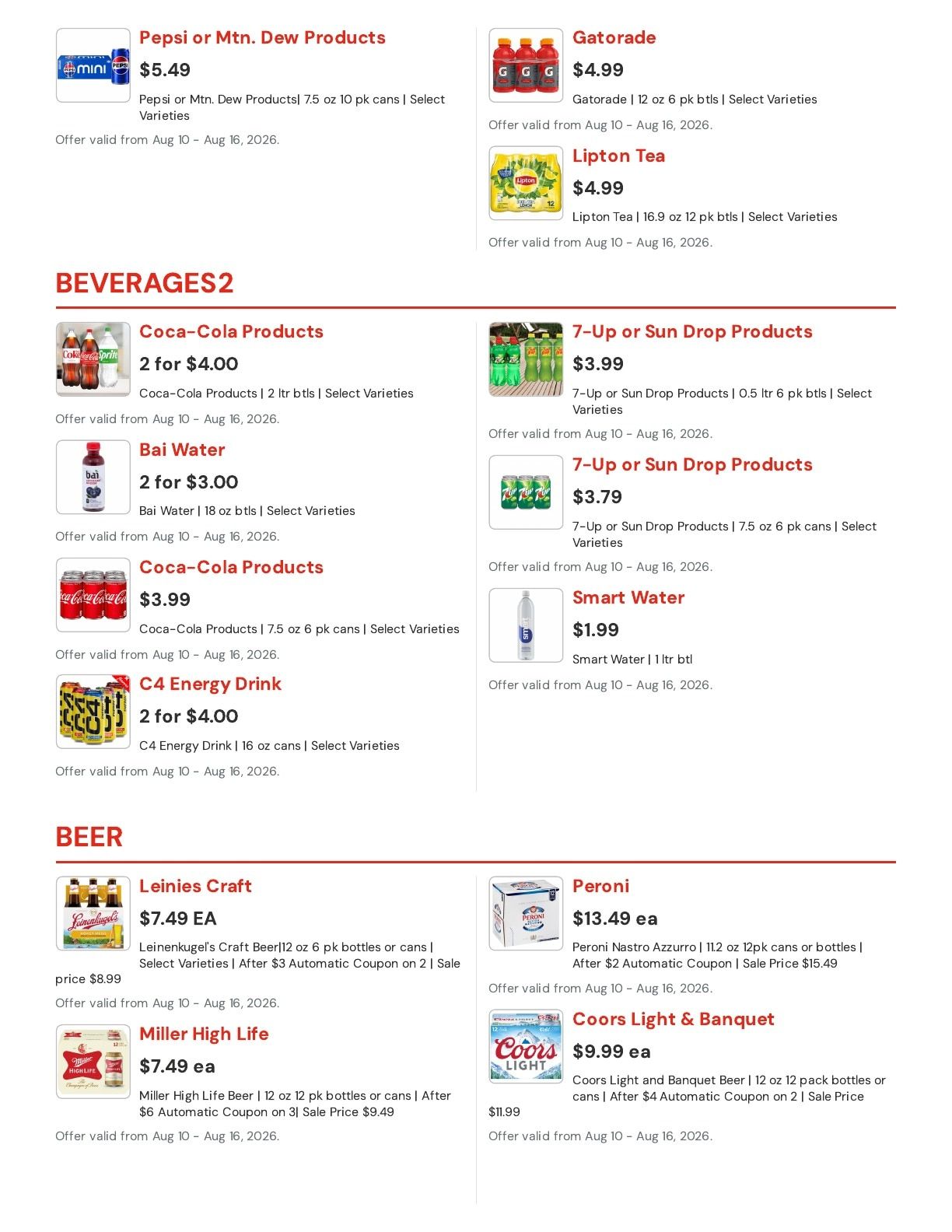 Hansen's IGA Wisconsin (Elkhorn, WI) Weekly Ad August 10 - 16, 2026