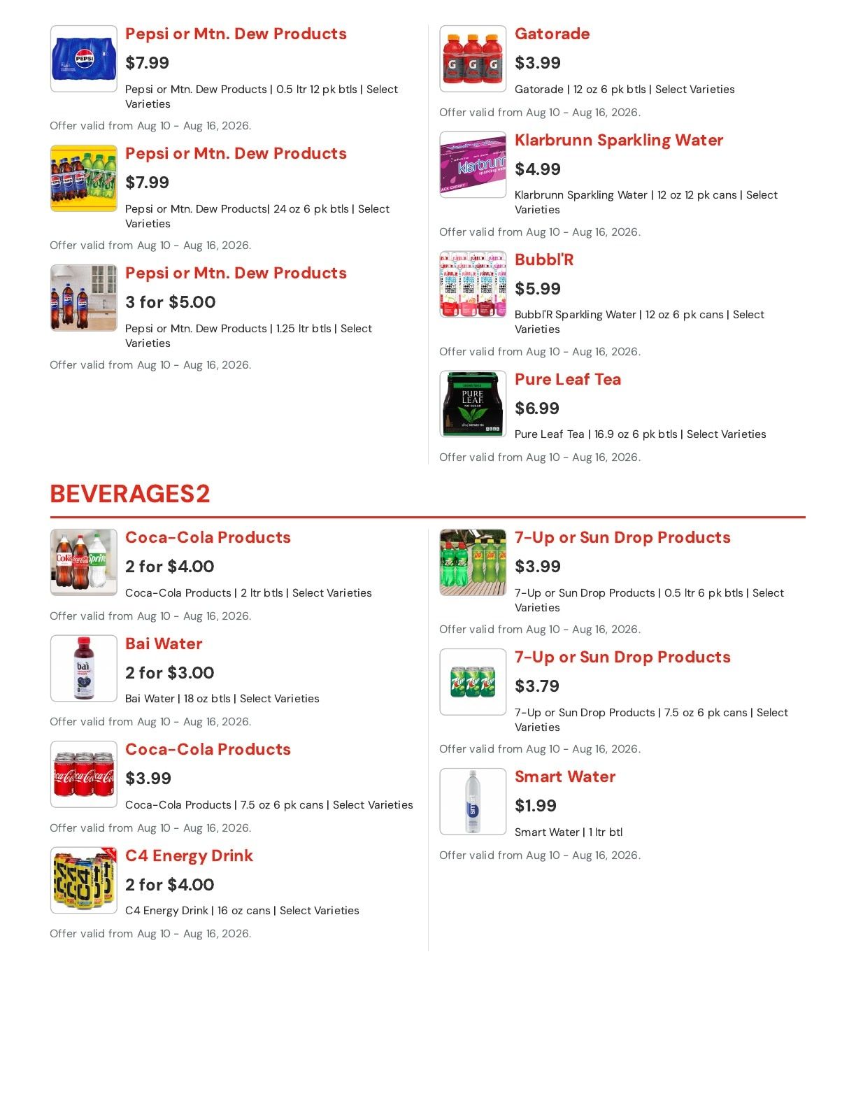 Hansen's IGA Wisconsin (Elroy, WI) Weekly Ad August 10 - 16, 2026