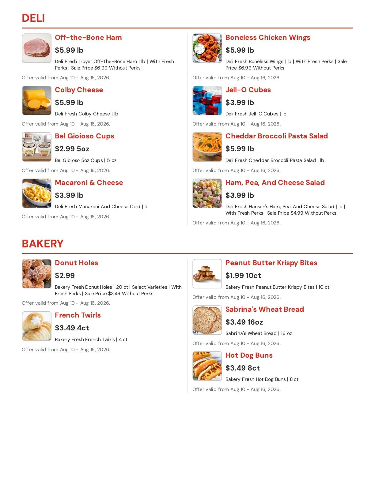 Hansen's IGA Wisconsin (Prairie Du Sac, WI) Weekly Ad August 10 - 16, 2026