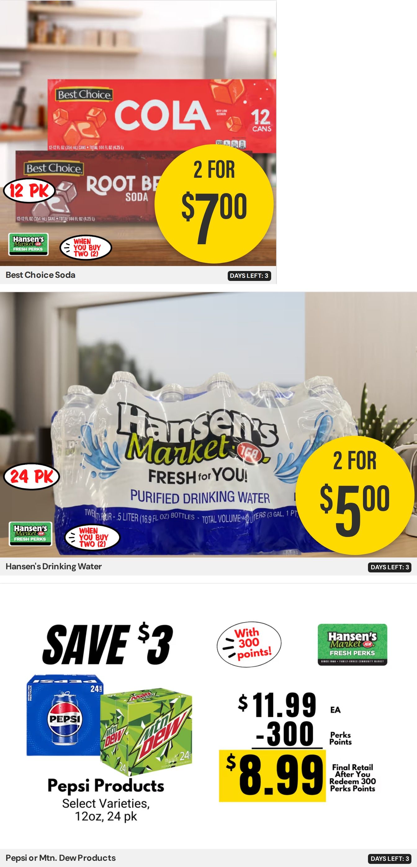 Hansen's IGA Wisconsin (Stanley, WI) Weekly Ad August 10 - 16, 2026