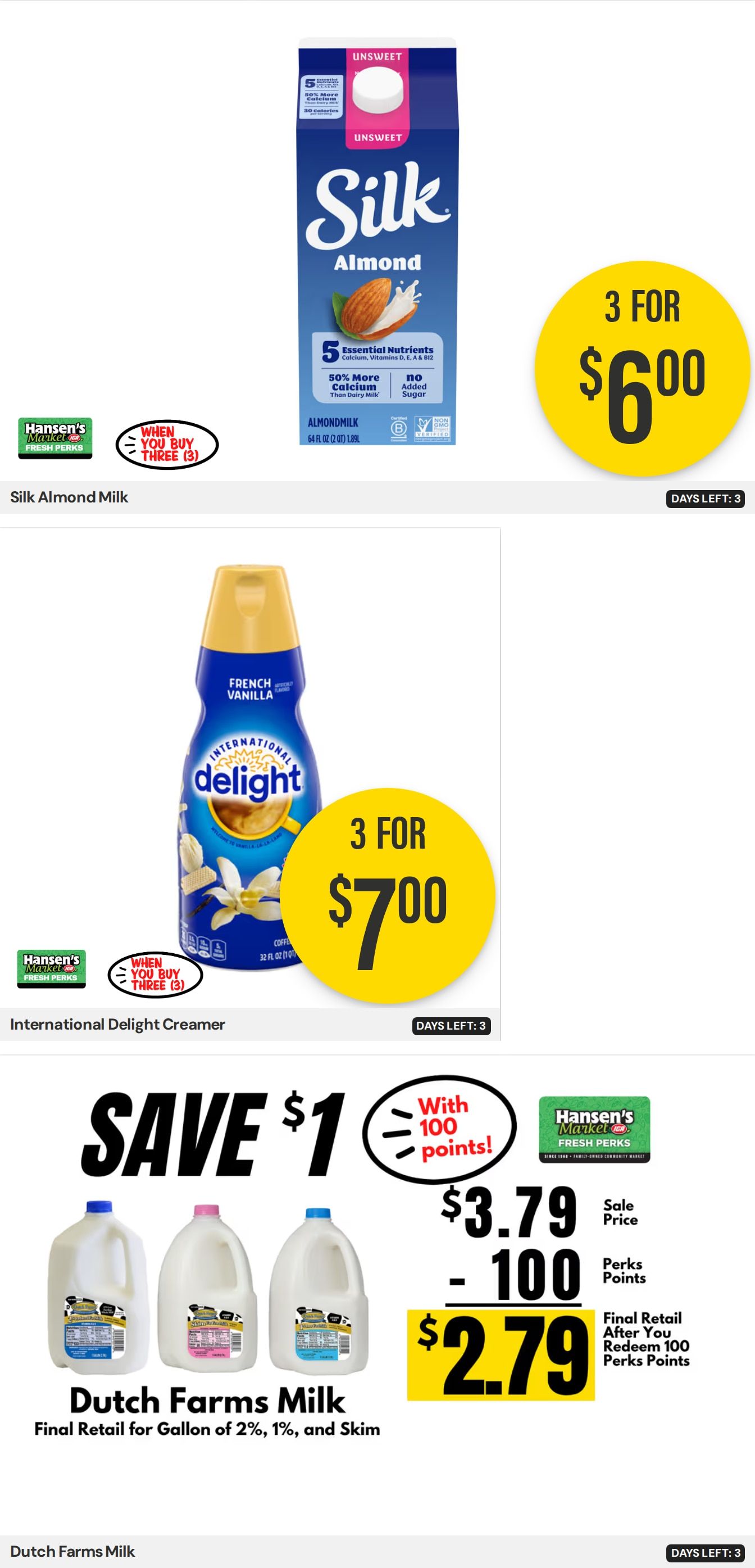 Hansen's IGA Wisconsin (Washburn, WI) Weekly Ad August 10 - 16, 2026