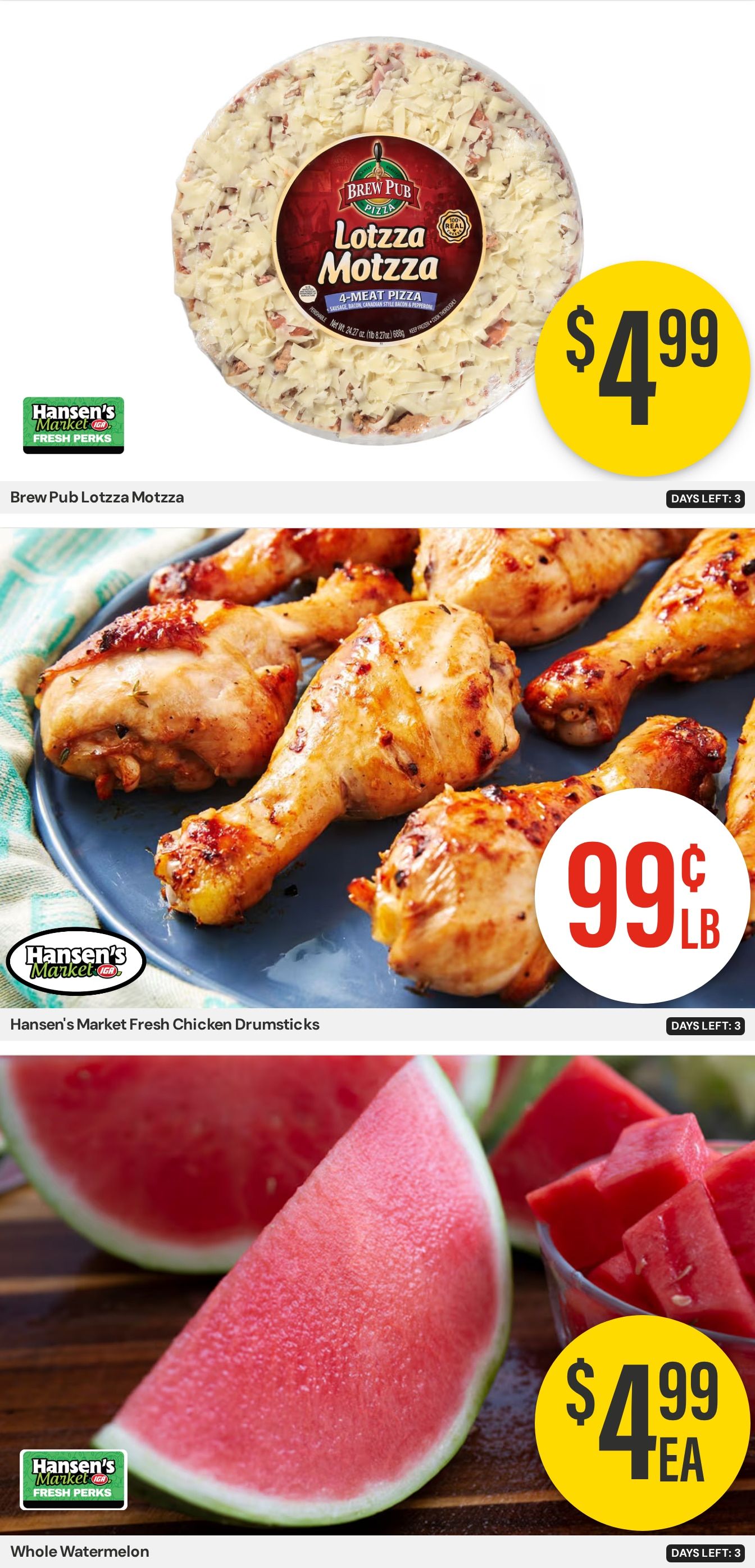 Hansen's IGA Wisconsin (Washburn, WI) Weekly Ad August 10 - 16, 2026