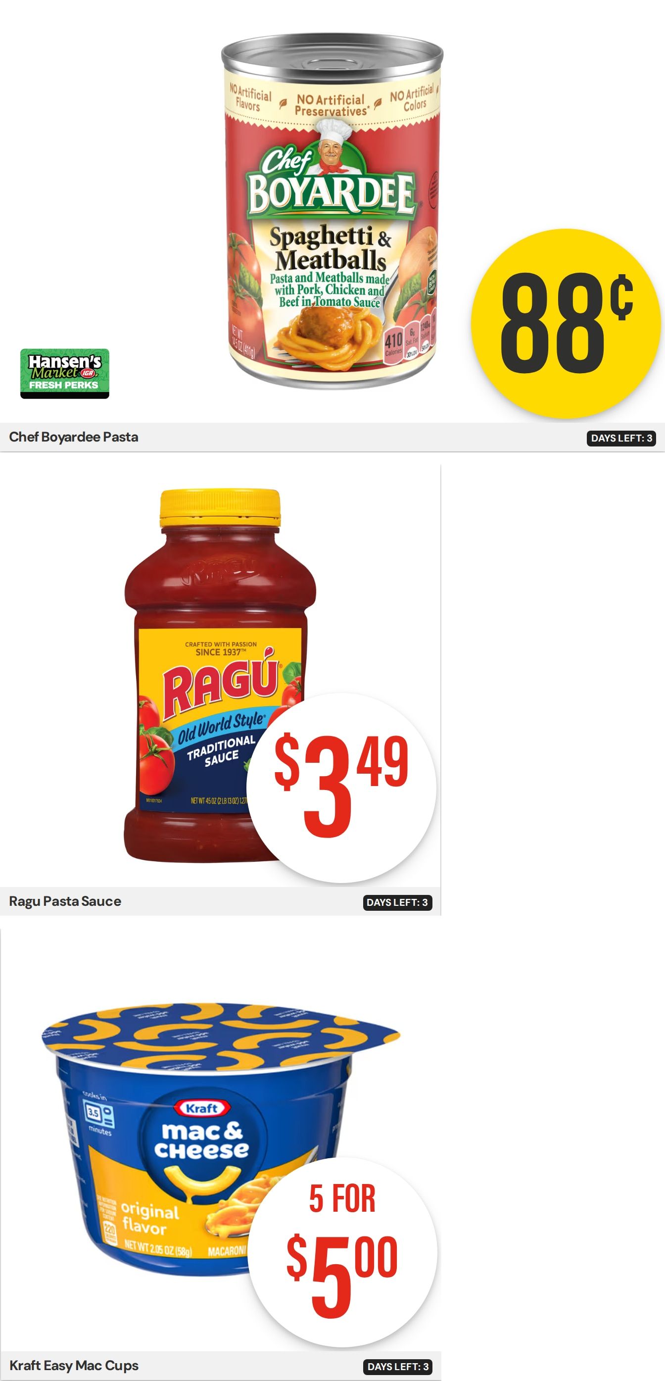 Hansen's IGA Wisconsin (Washburn, WI) Weekly Ad August 10 - 16, 2026