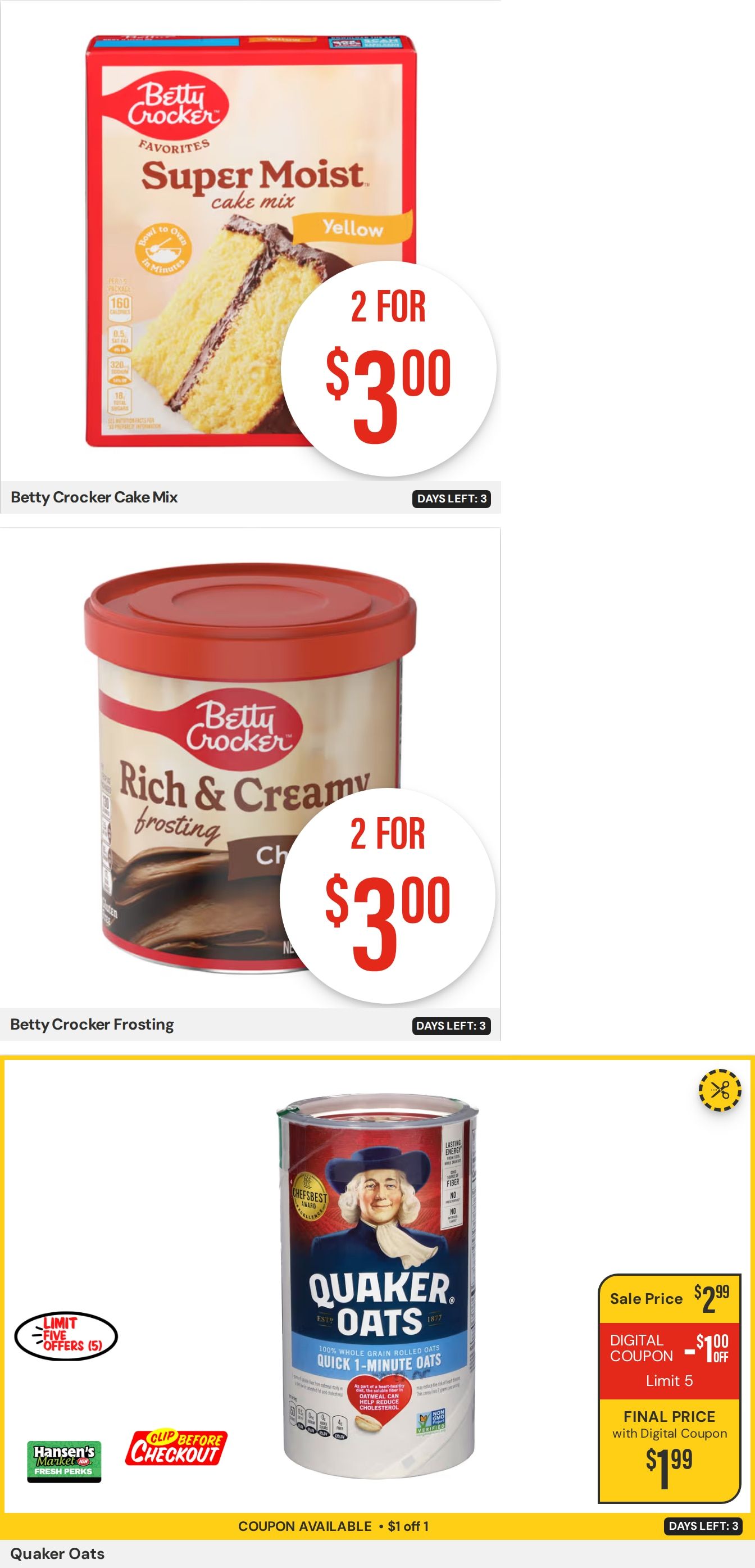 Hansen's IGA Wisconsin (Washburn, WI) Weekly Ad August 10 - 16, 2026