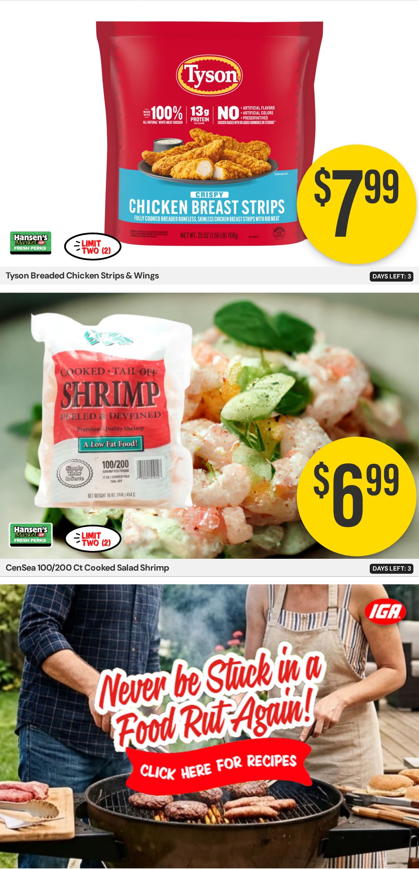 Hansen's IGA Wisconsin (West Salem, WI) Weekly Ad August 10 - 16, 2026