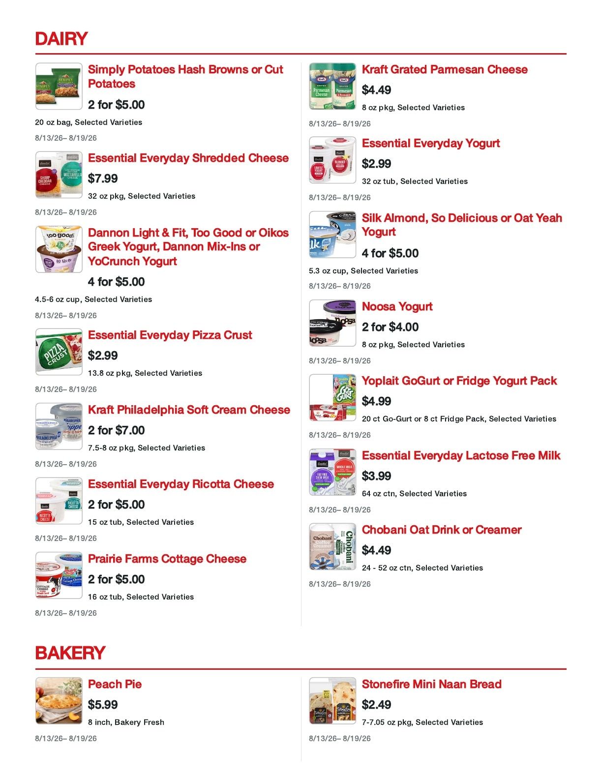 Sentry Foods Milwaukee Weekly Ad August 13 - 19, 2026