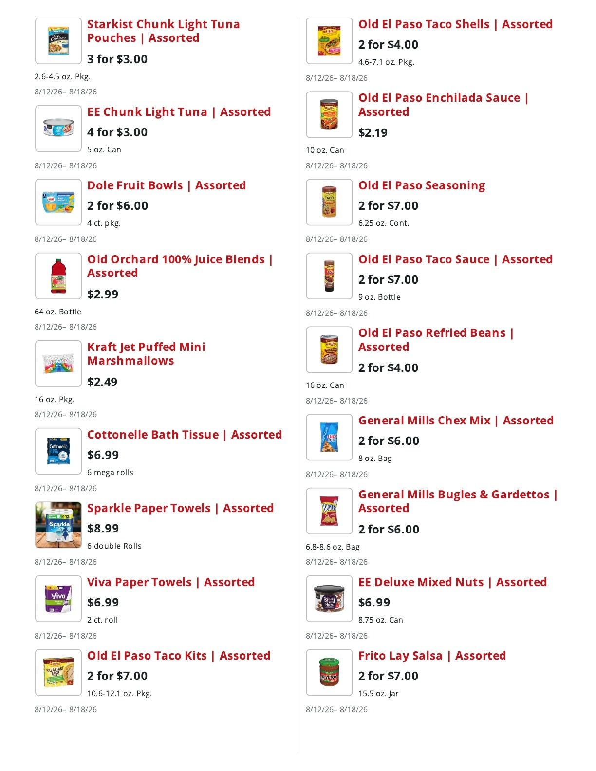 Almich's Market (Granite Falls, MN) Weekly Ad August 12 - 18, 2026