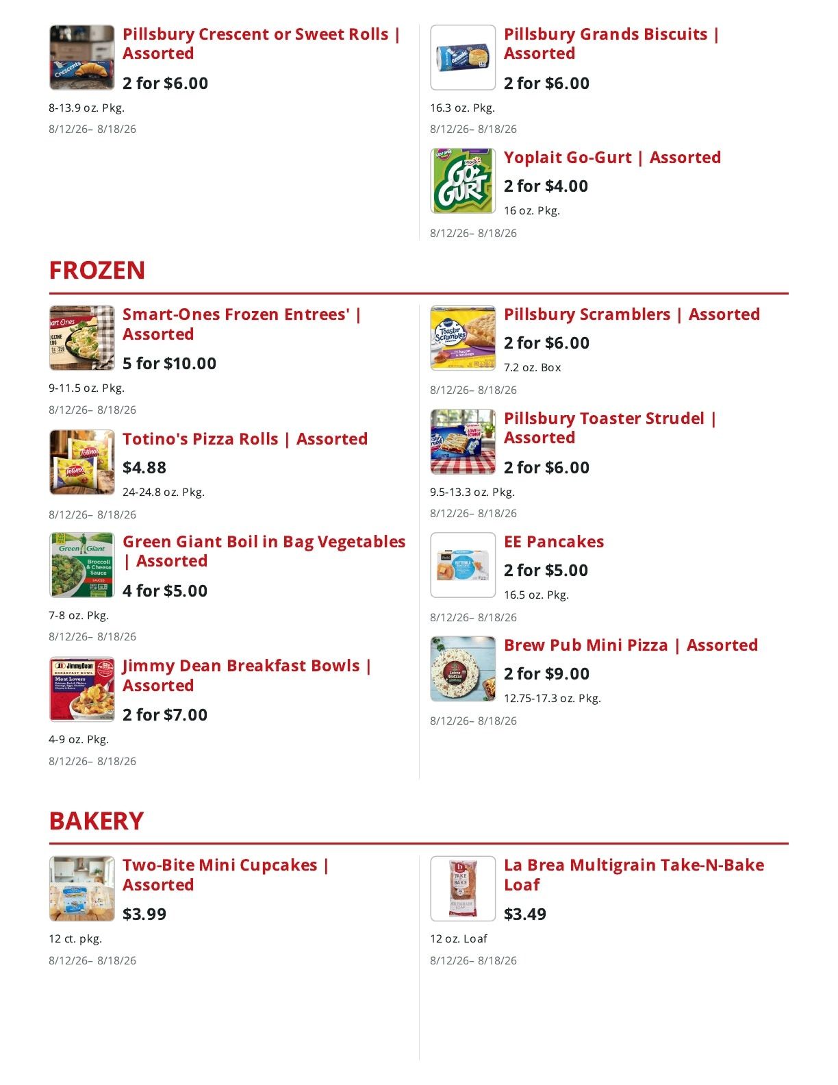 Almich's Market (Granite Falls, MN) Weekly Ad August 12 - 18, 2026