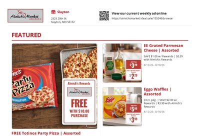 Almich's Market (Slayton, MN) Weekly Ad August 12 - 18, 2026
