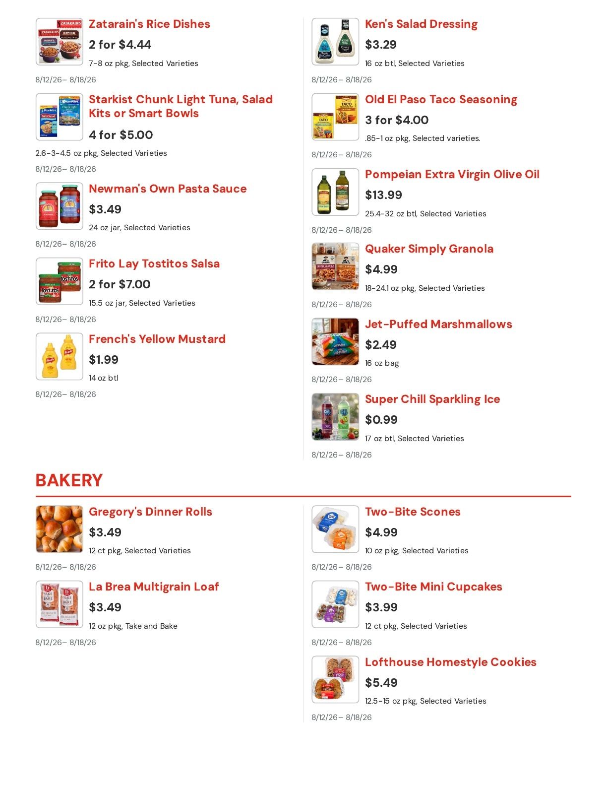 Service Food Market Fergus Falls Weekly Ad August 12 - 18, 2026